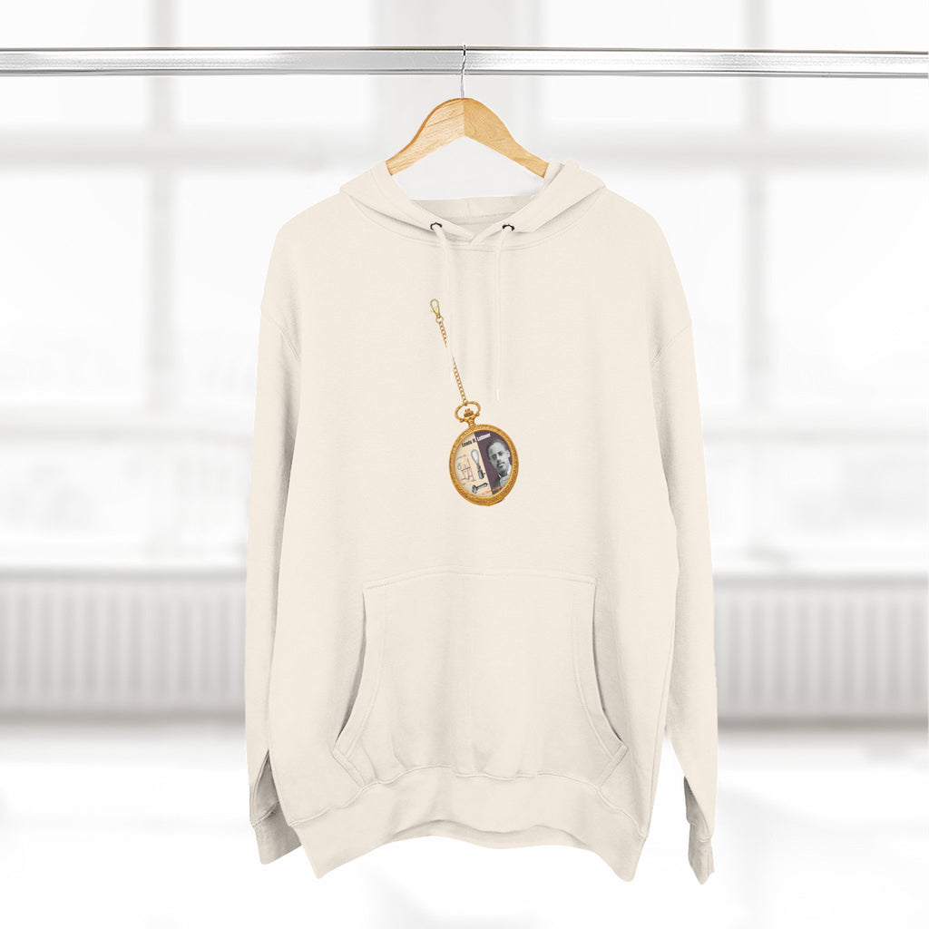 Lewis H Latimer Pocket Watch Three-Panel Fleece Hoodie