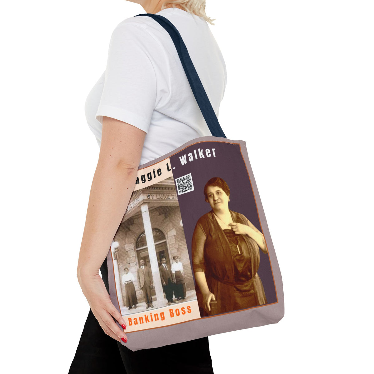 Maggie L. Walker Banking Boss Defend Black Memories Tote Bag