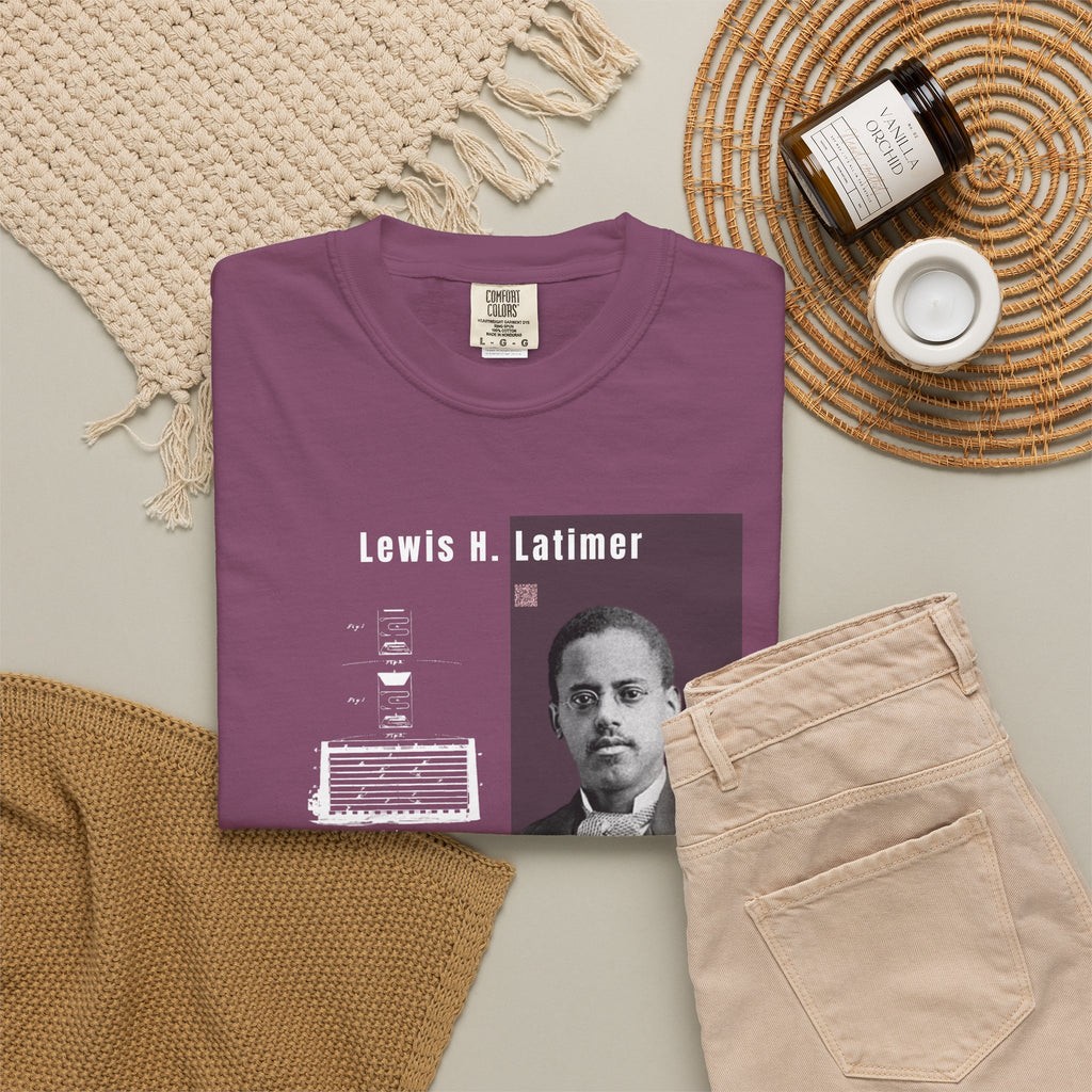 Lewis H. Latimer, Unisex, Historical Portrait T-shirt (City Champs)