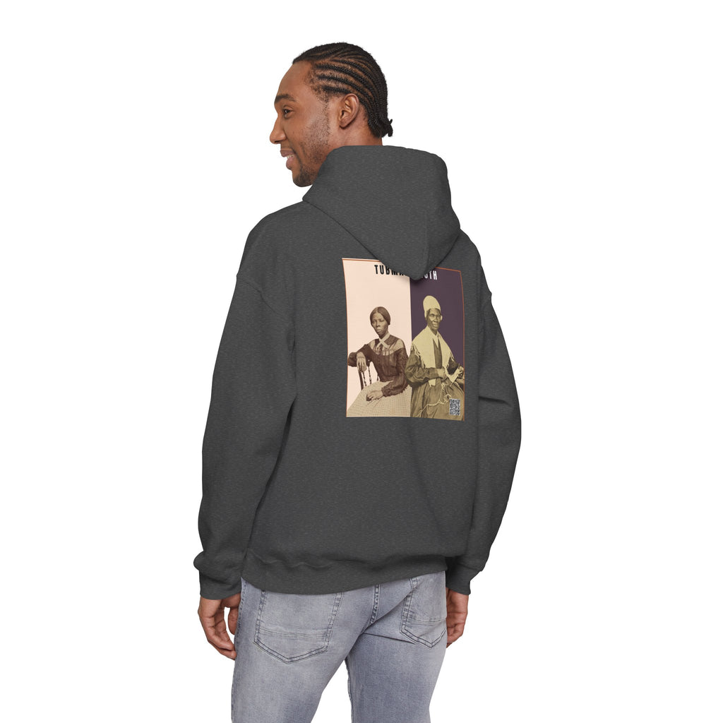 Tubman-Truth, Unisex, Historical Portrait, Heavy Blend™ Hooded Sweatshirt