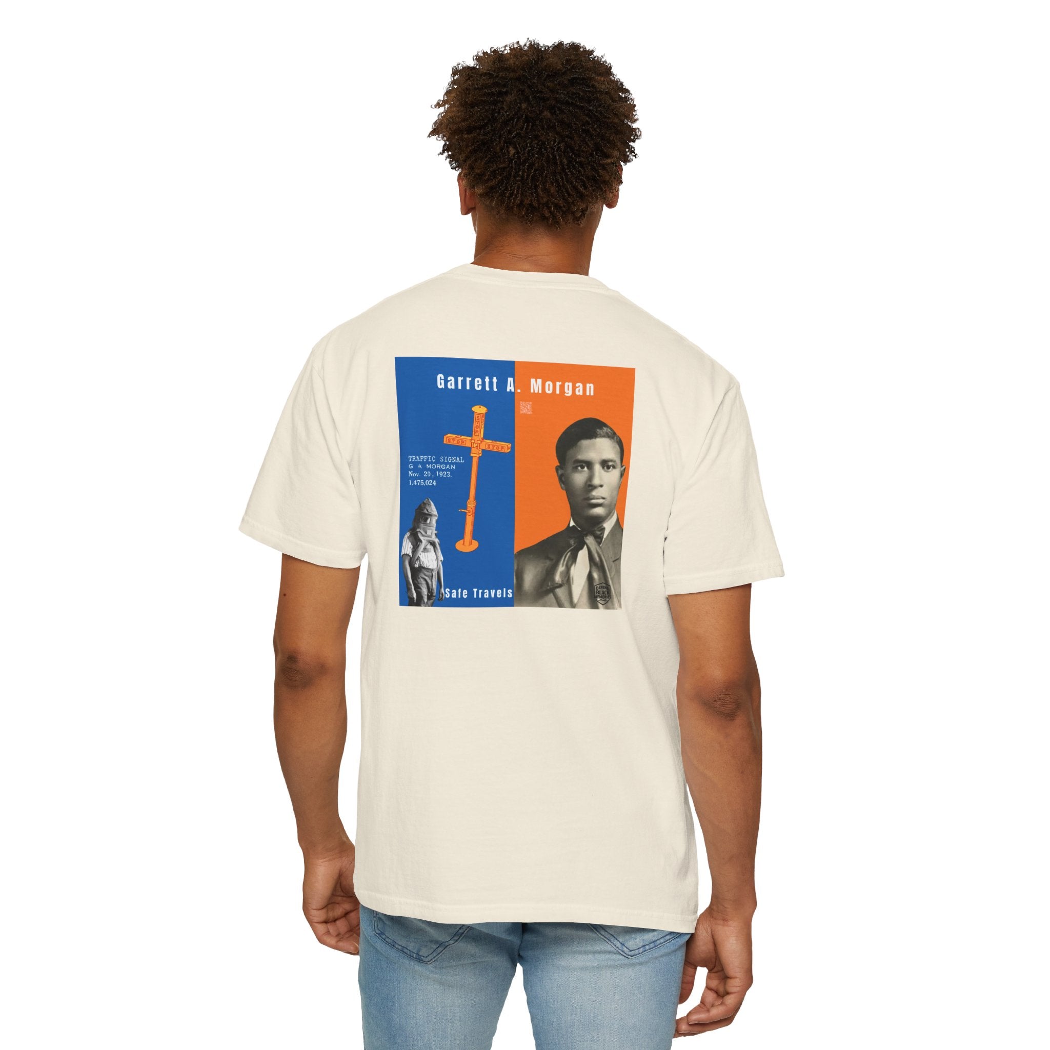 Garrett A. Morgan, 2 Side, Historical Portrait T-shirt (City Champs)