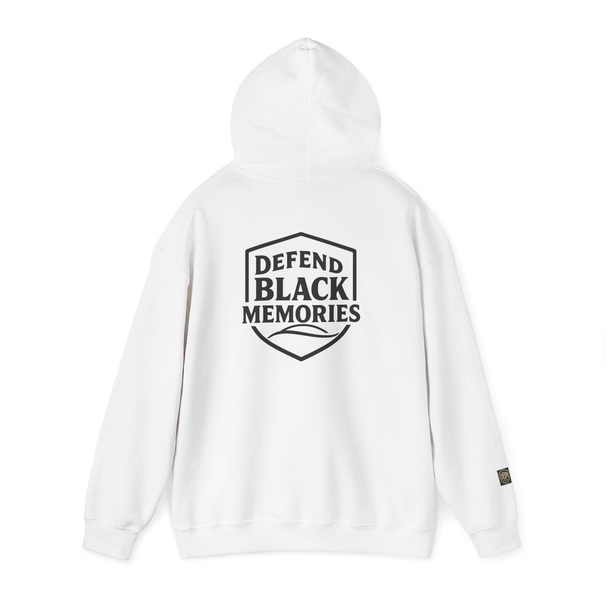 Defend Black Memories: Garrett A. Morgan Tribute Hoodie Big Back Logo Graphic Sweatshirt