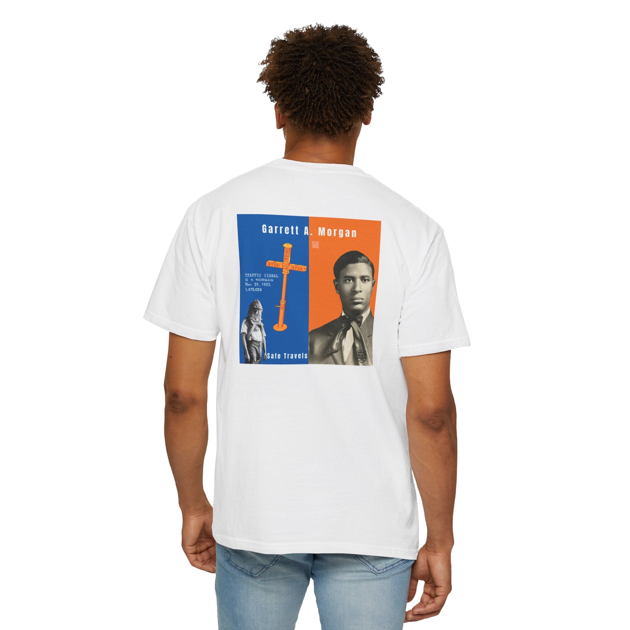 Garrett A. Morgan, 2 Side, Historical Portrait T-shirt (City Champs)