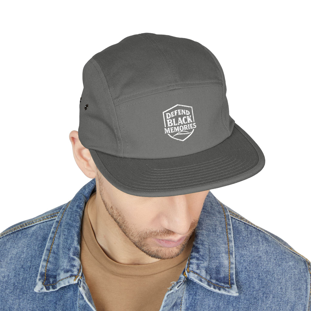 Embroidered Logo 5-Panel Cap