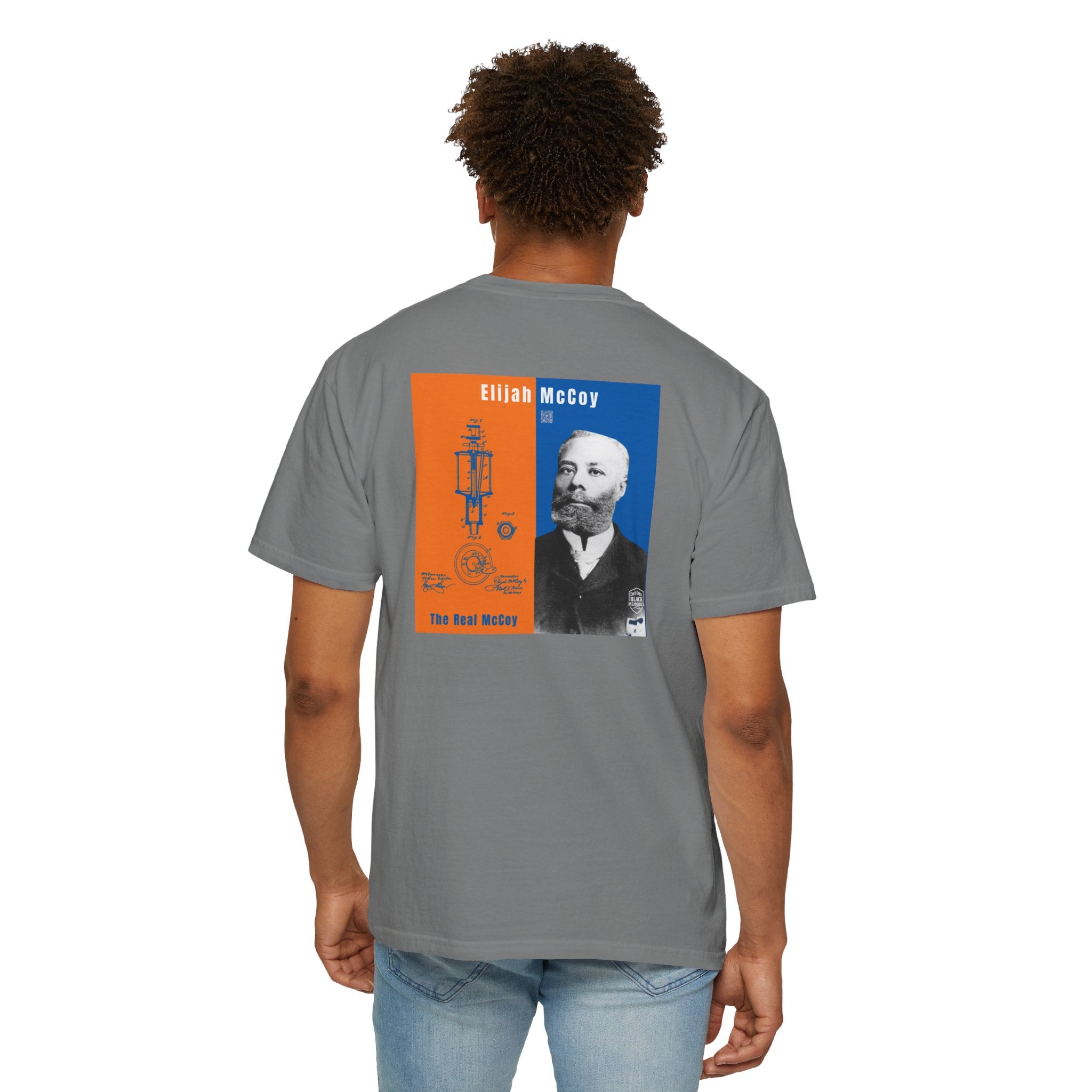 Elijah McCoy, Unisex, 2 Side, Historical Portrait T-shirt