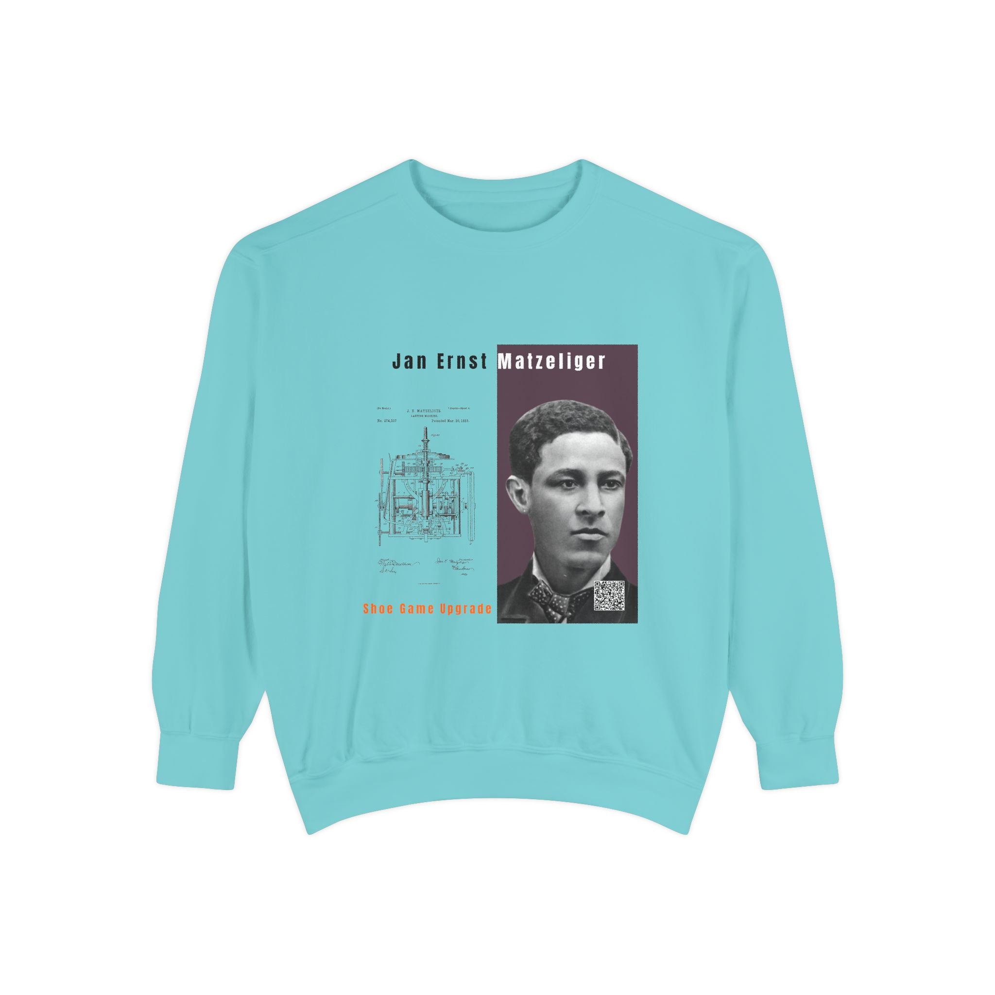 Defend Black Memories: Jan Matzeliger Heritage Crewneck Sweatshirt