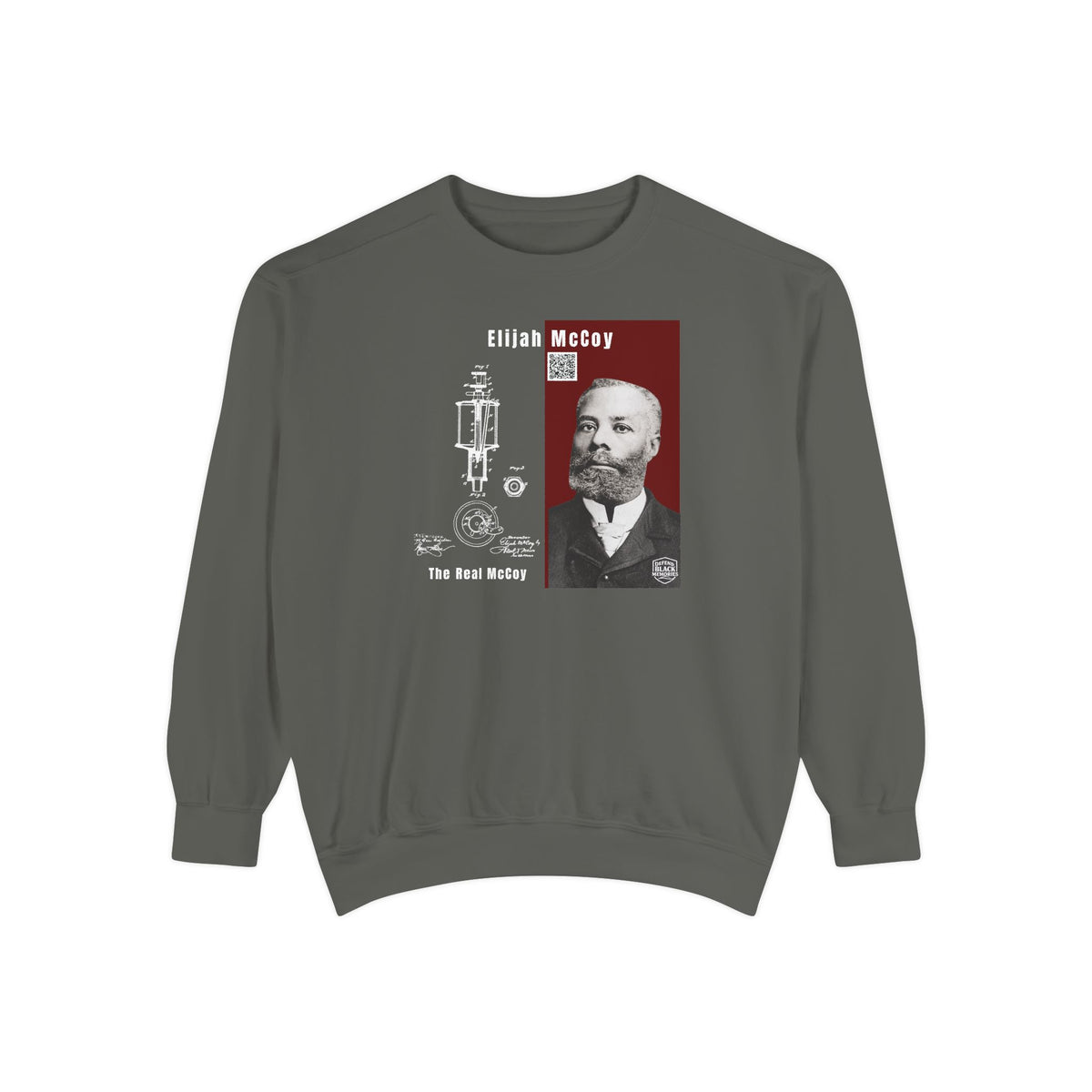 "The Real McCoy" Elijah McCoy Garment Dyed Tribute Sweatshirt (City Champs)