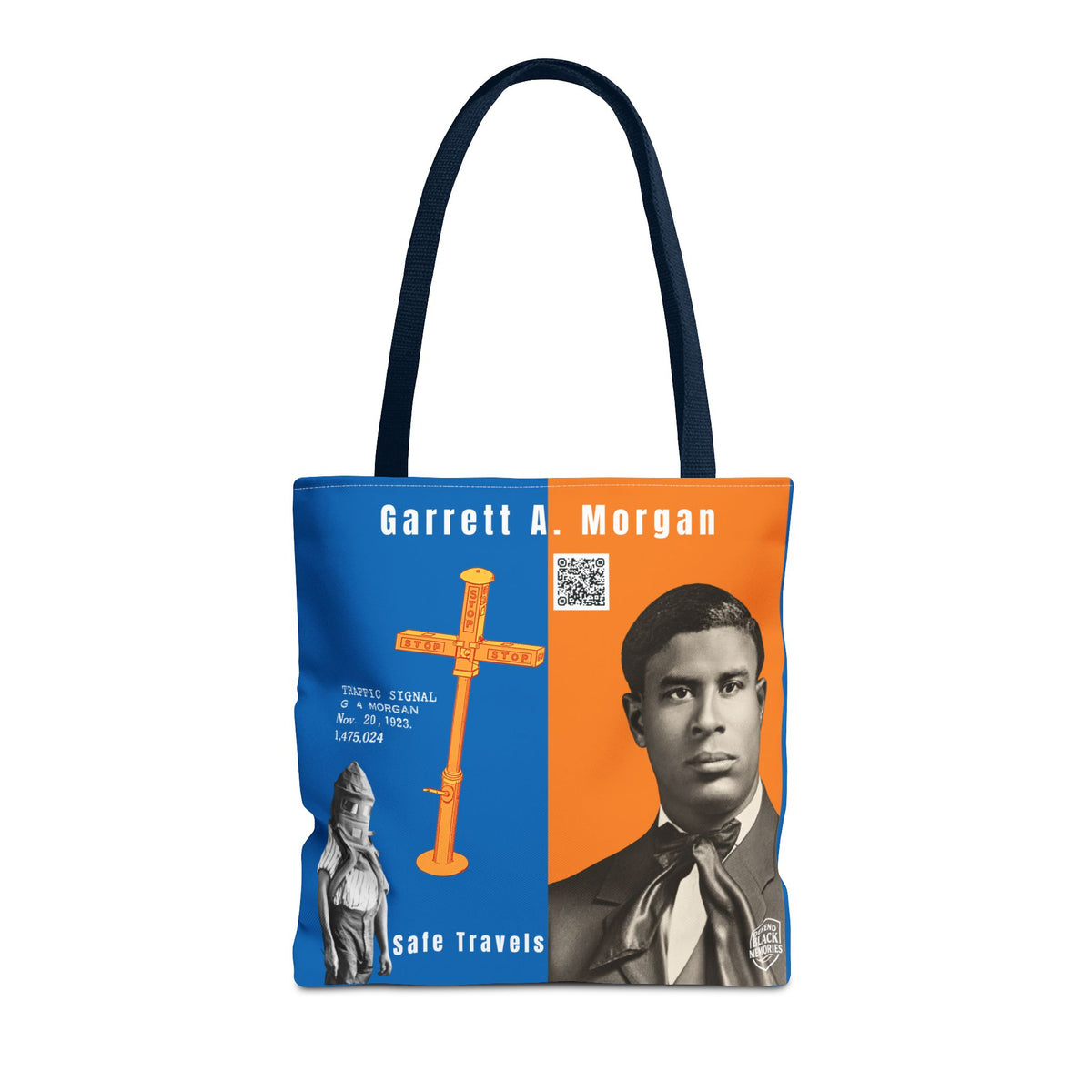 Garrett A. Morgan Tribute Tote Bag (Double Side City Champs Blue)