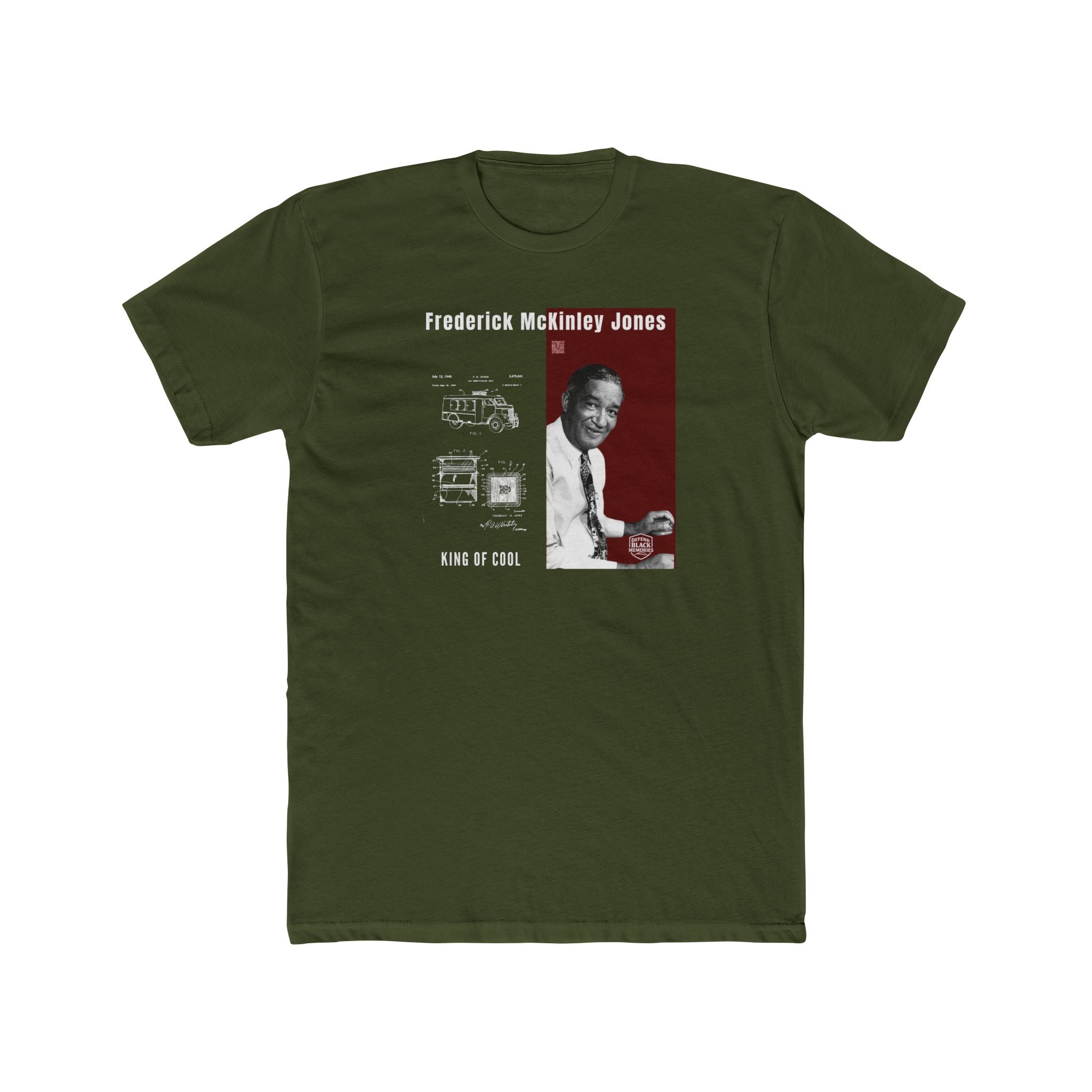 Frederick McKinley Jones, Unisex, Historical Portrait T-Shirt (City Champs)