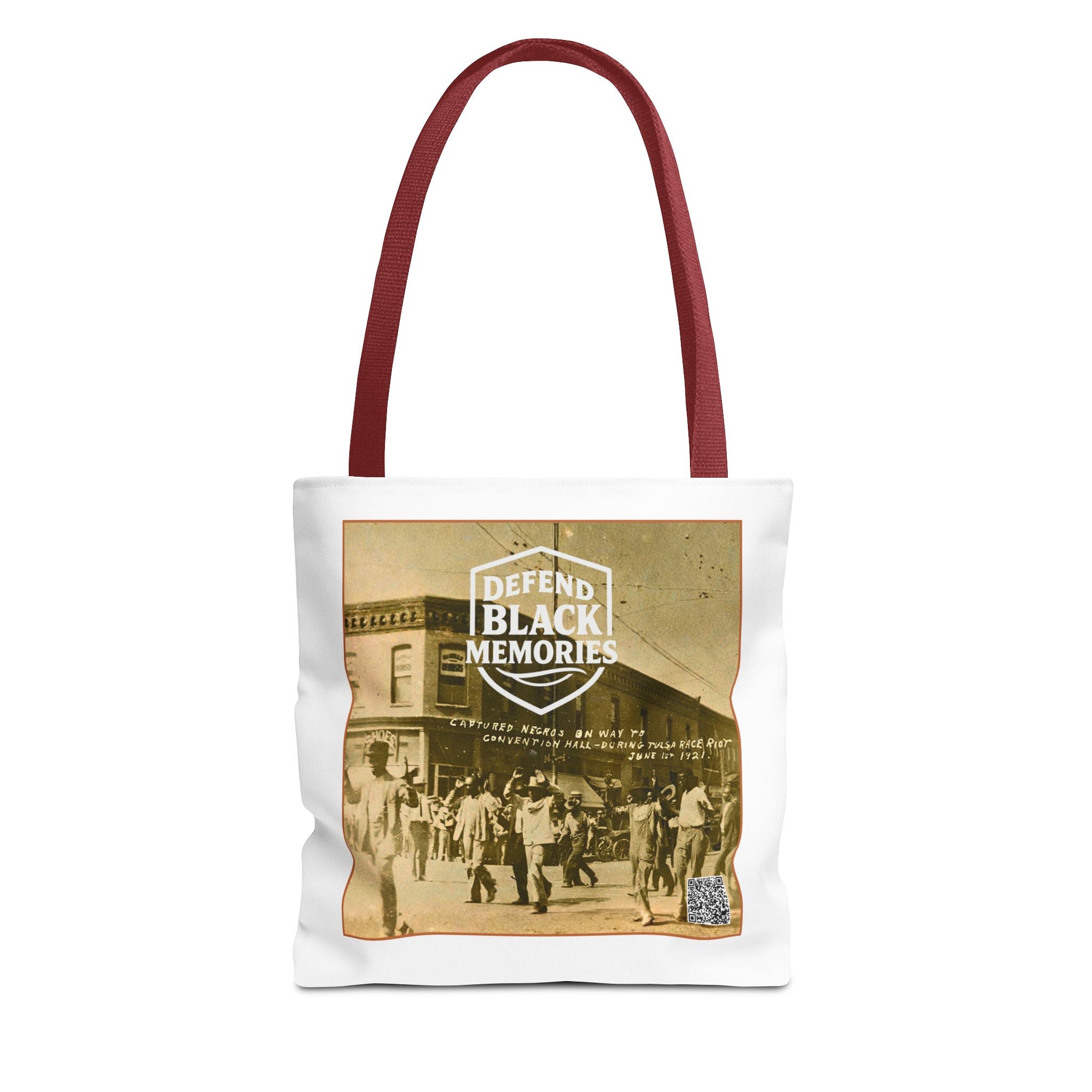 Tulsa Massacre Tote Bag (White)