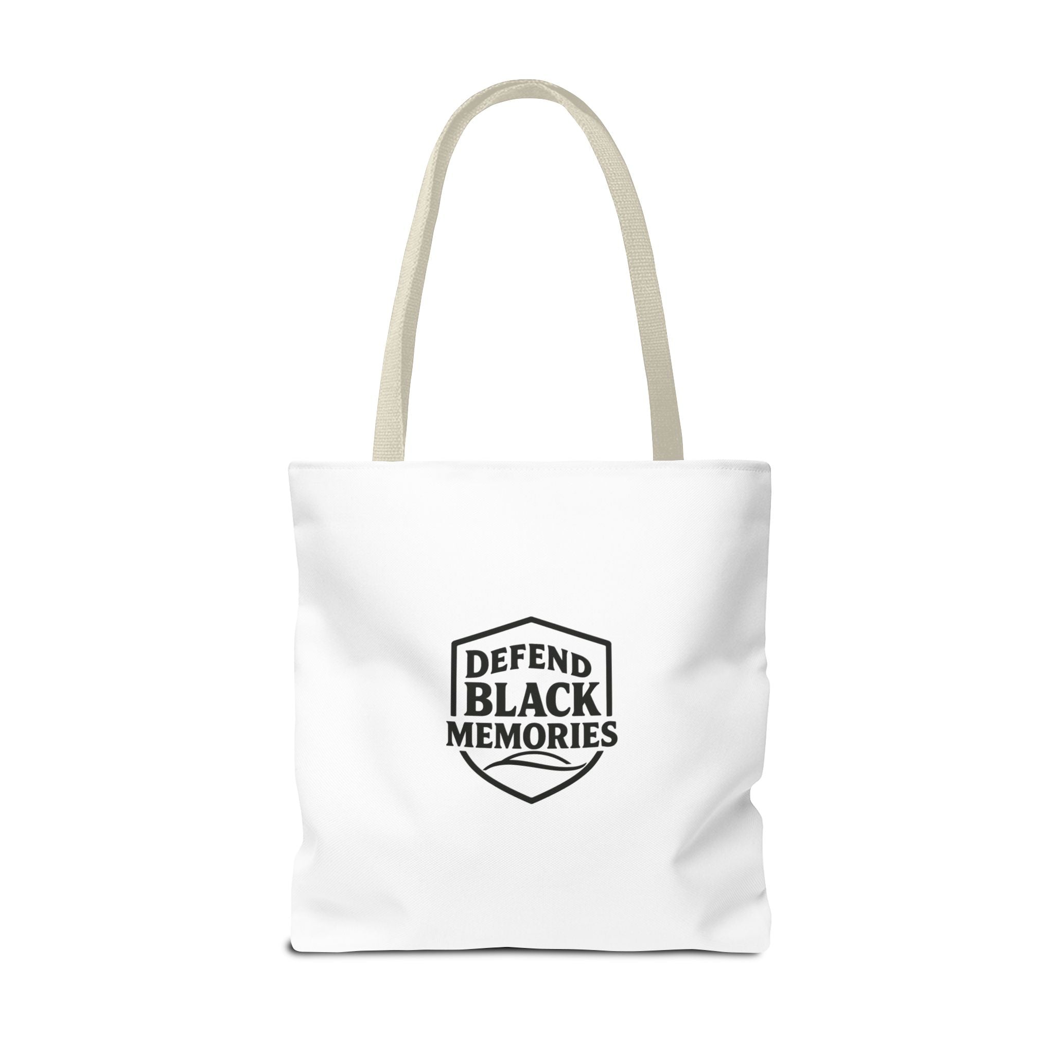 Defend Black Memories: Elijah McCoy Historical Portrait AOP Tote Bag