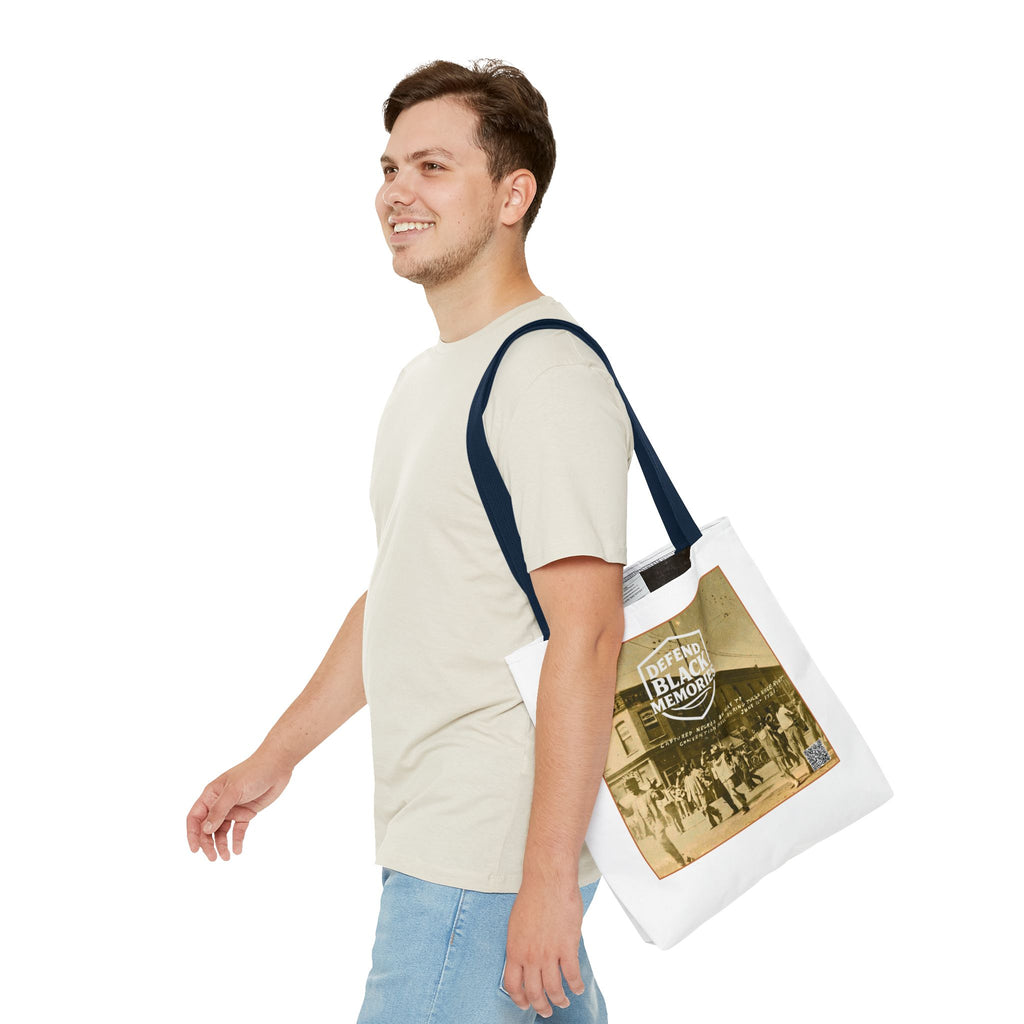 Tulsa Massacre Tote Bag (White)