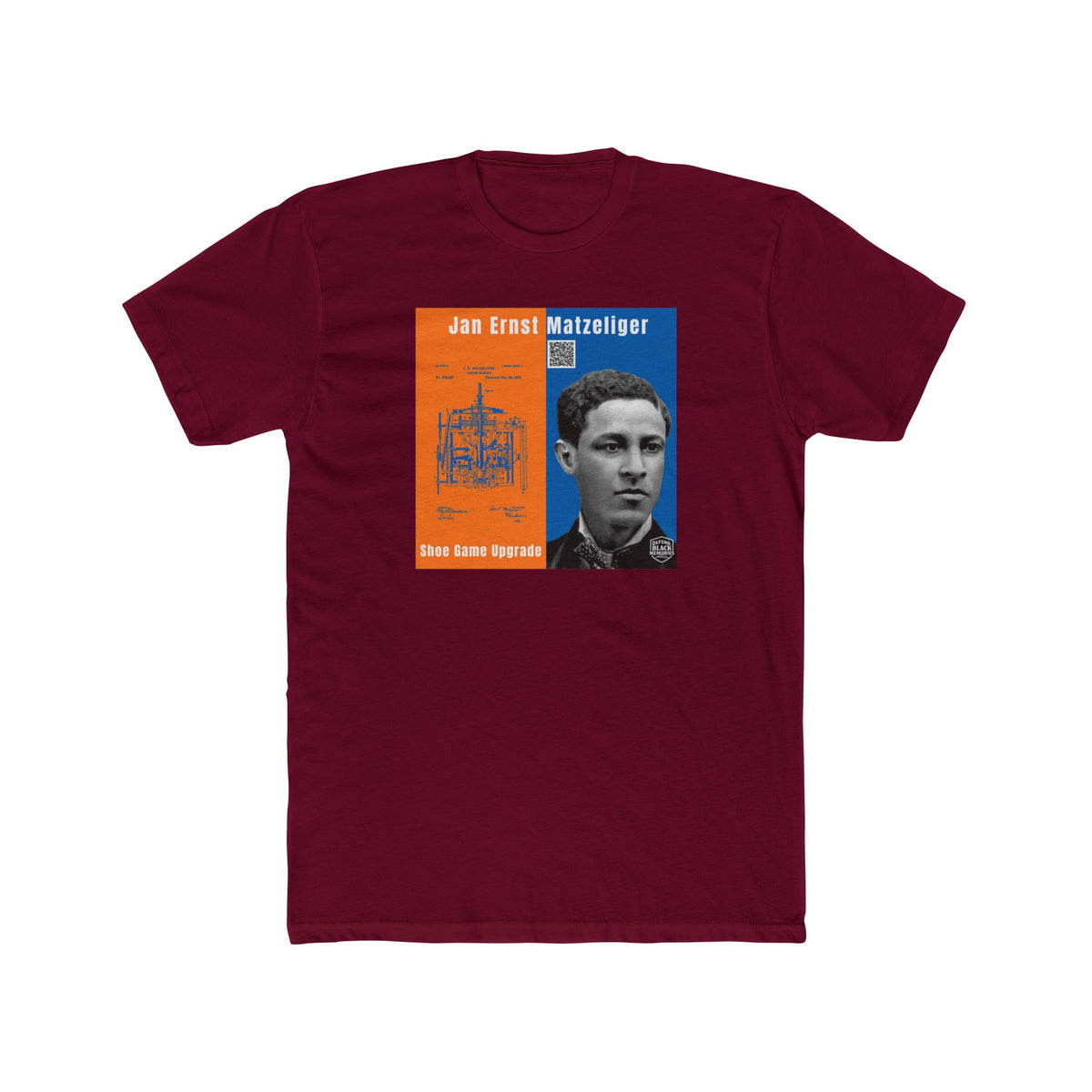 Jan Ernst Matzeliger, Unisex, Historical Portrait T-Shirt (CIty Champs)