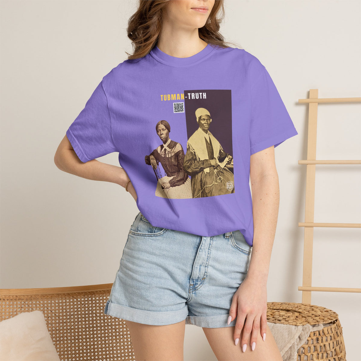 Tubman-Truth Historical Portrait Graphic Tee (City Champs)