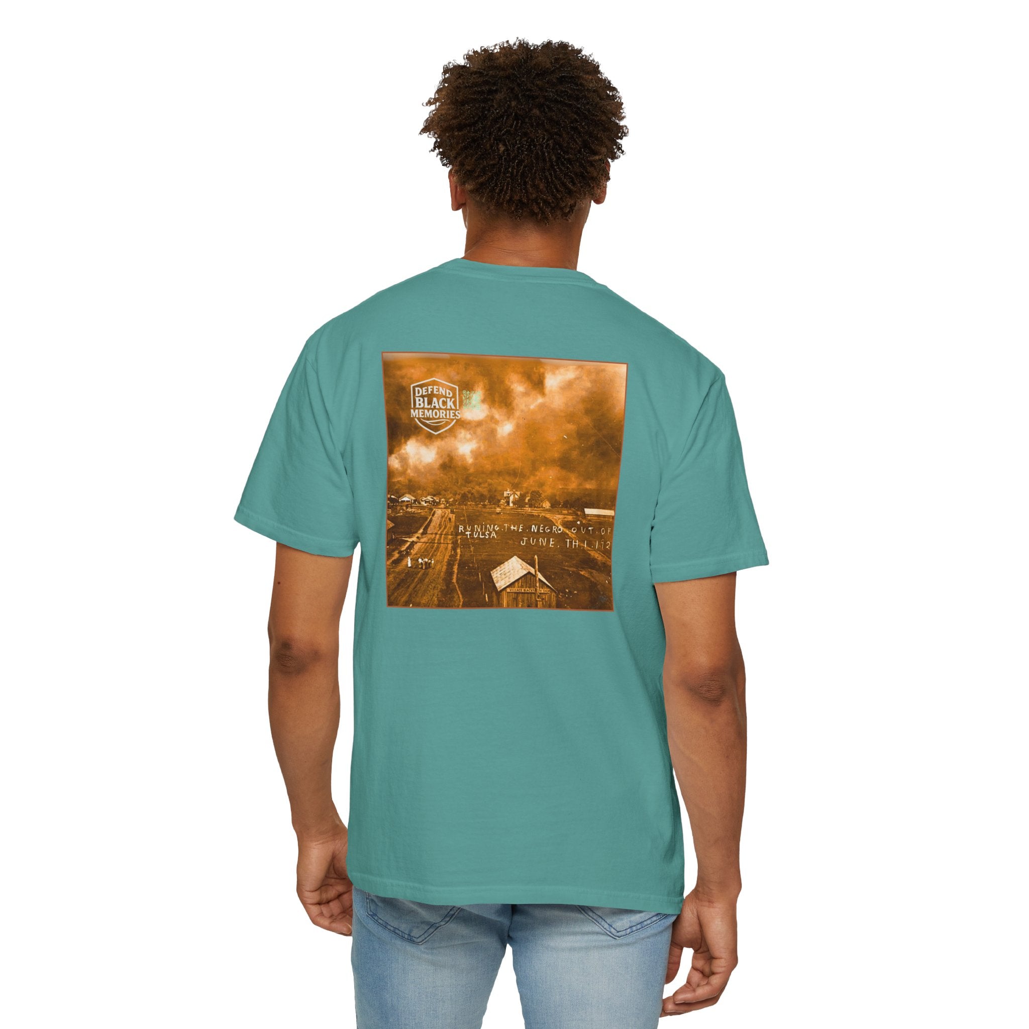 Tulsa Race Massacre, Unisex, 2 Side, Historical Portrait T-Shirt