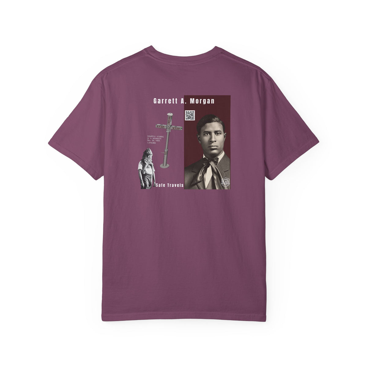 Garrett A. Morgan, 2 Side, Historical Portrait T-shirt (City Champs)