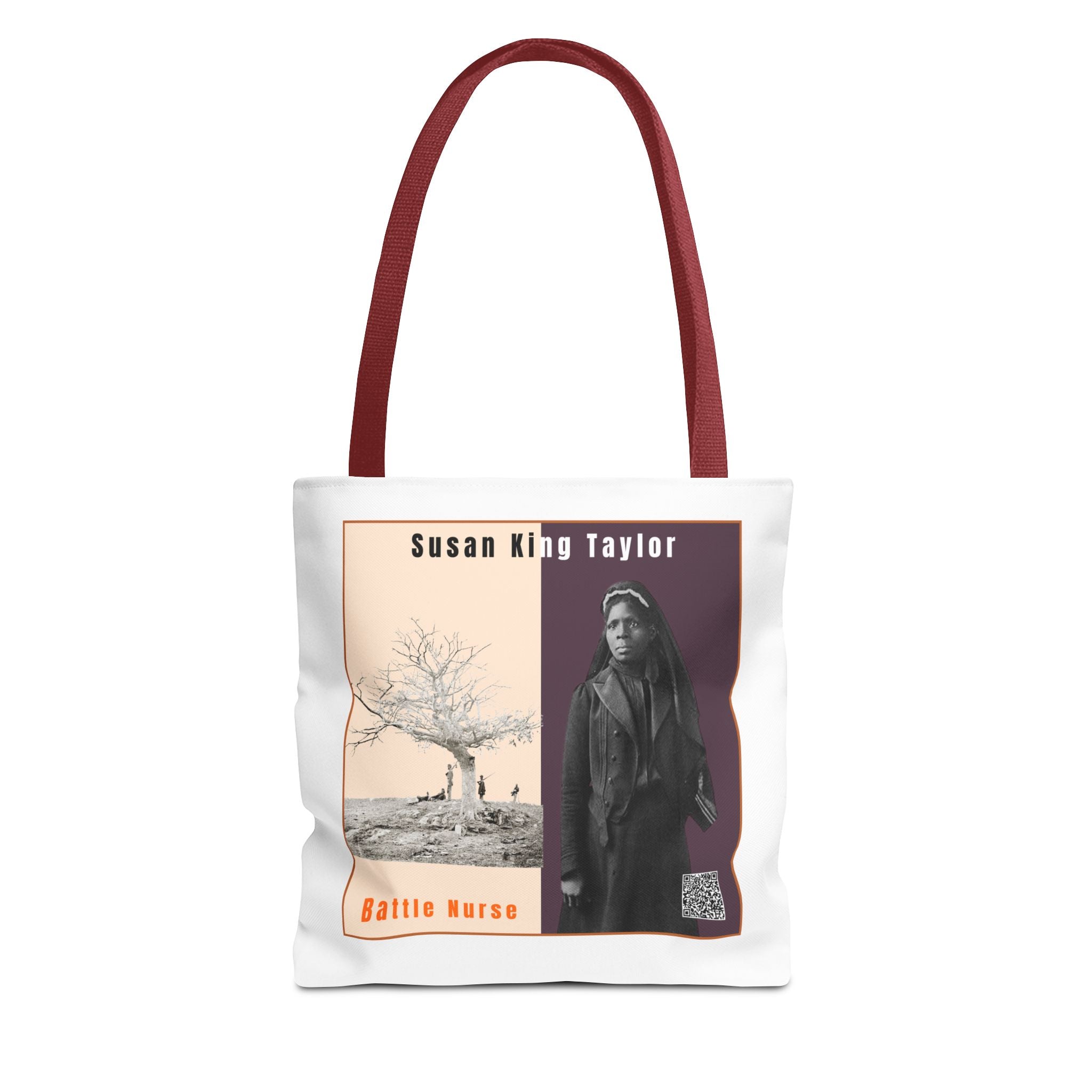 Defend Black Memories: Susan King Taylor Historical Tribute AOP Tote Bag
