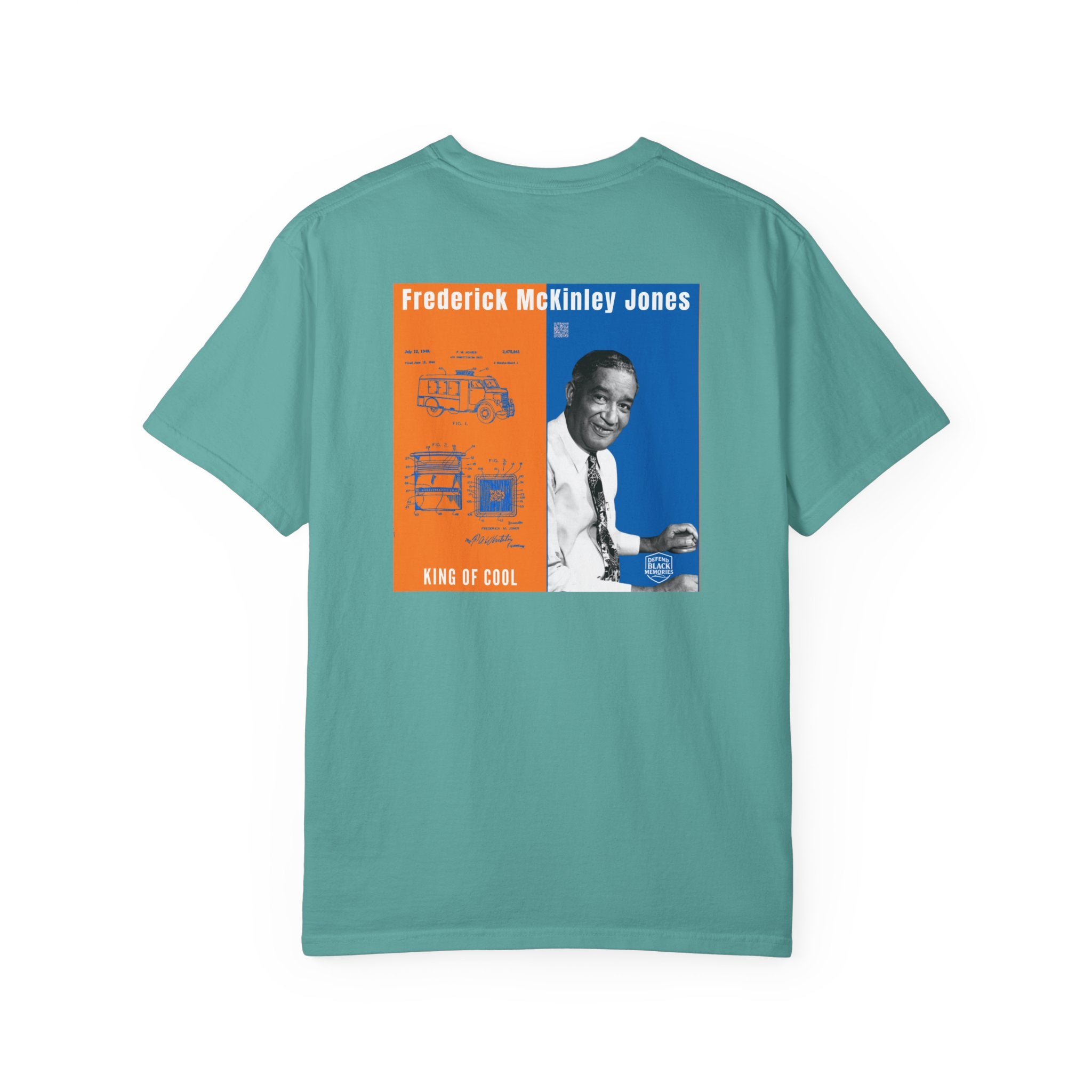 Frederick McKinley Jones, 2 Side, Unisex, Historical Portrait T-shirt (CIty Champs)