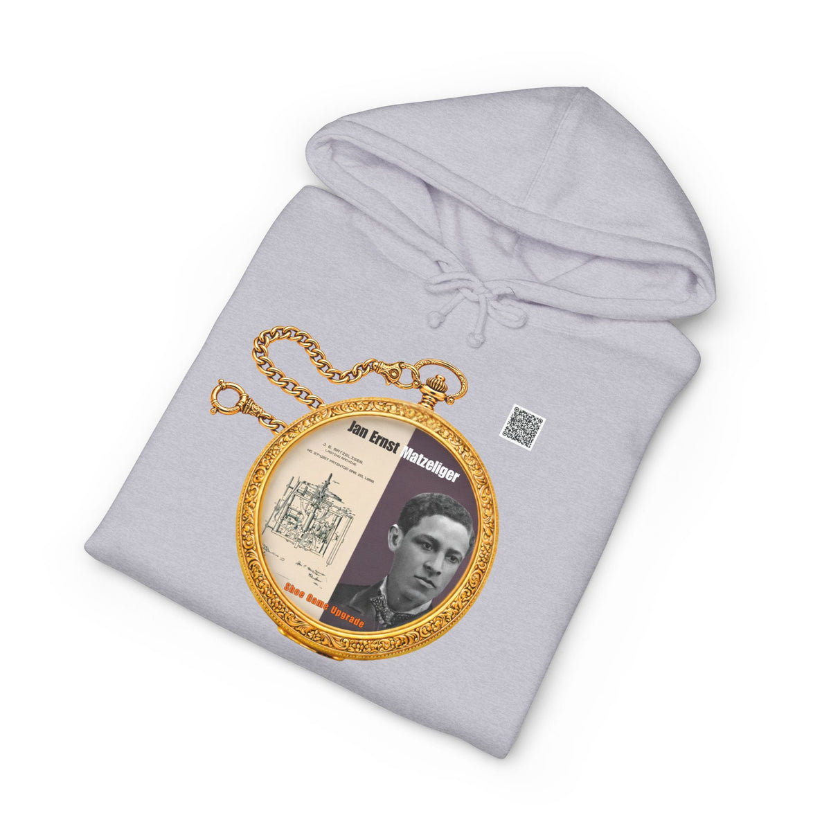 Jan Ernst Matzeliger Historical Portrait Pocket Watch Hoodie