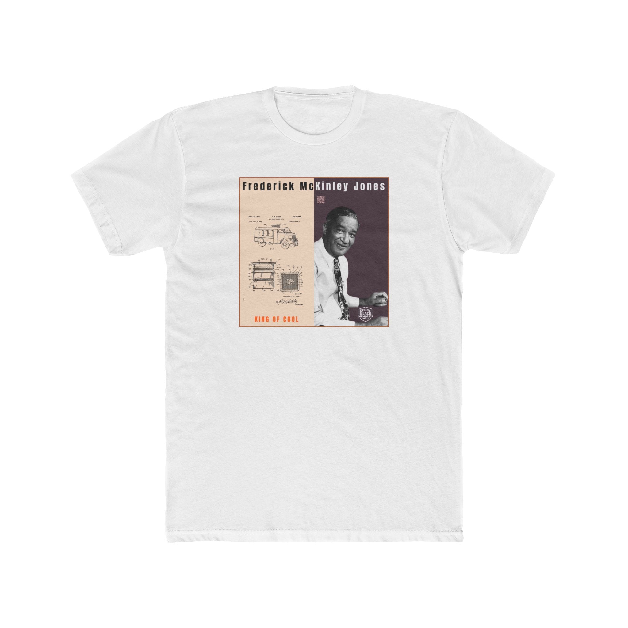 Frederick McKinley Jones, Unisex, Historical Portrait T-Shirt (City Champs)