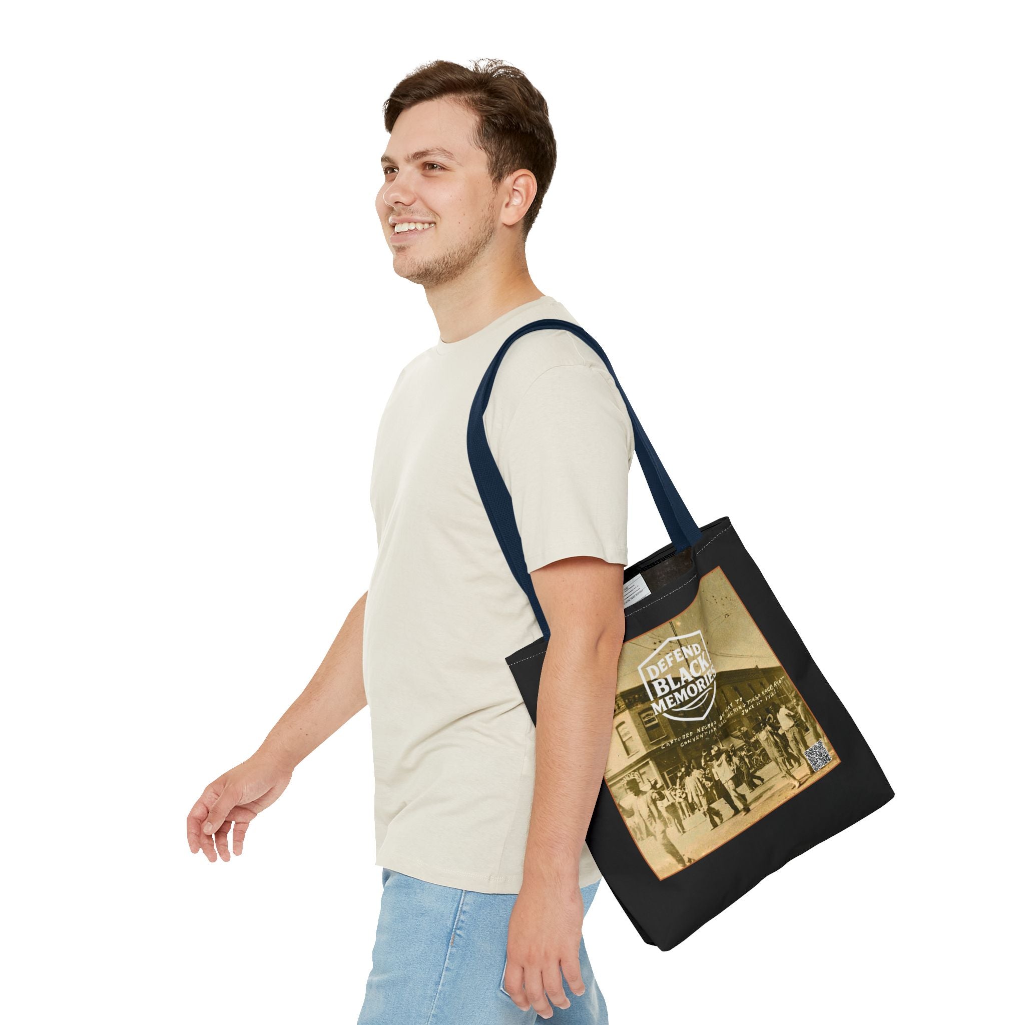 Tulsa Massacre Tote Bag (Black)