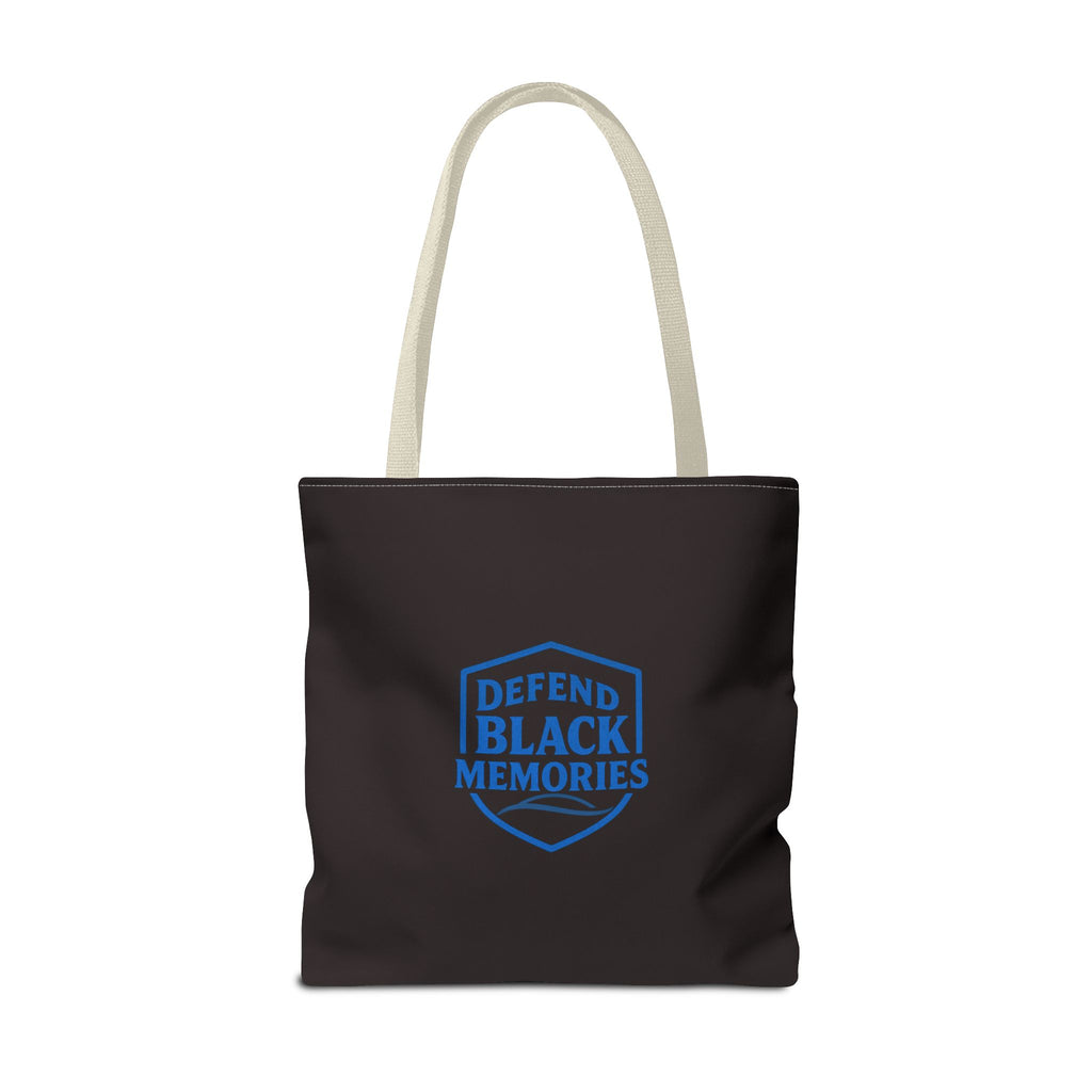 Tubman-Truth Brooch Graphic Tote Bag (Black)