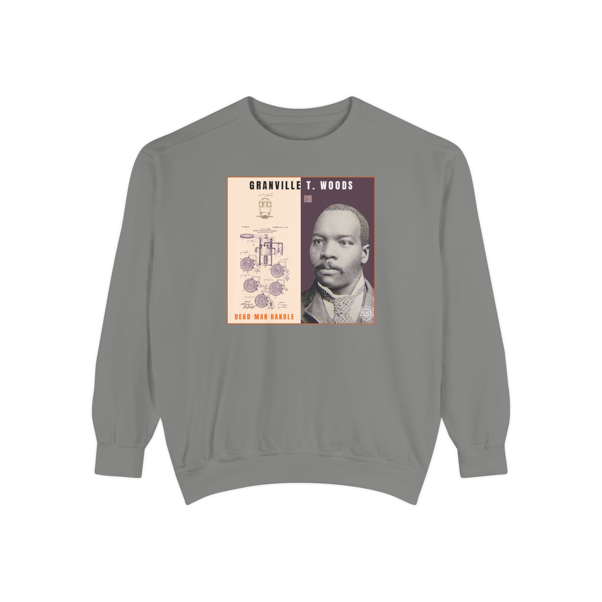 Granville T. Woods, Unisex, Historical Portrait Crewneck Sweatshirt (City Champs)