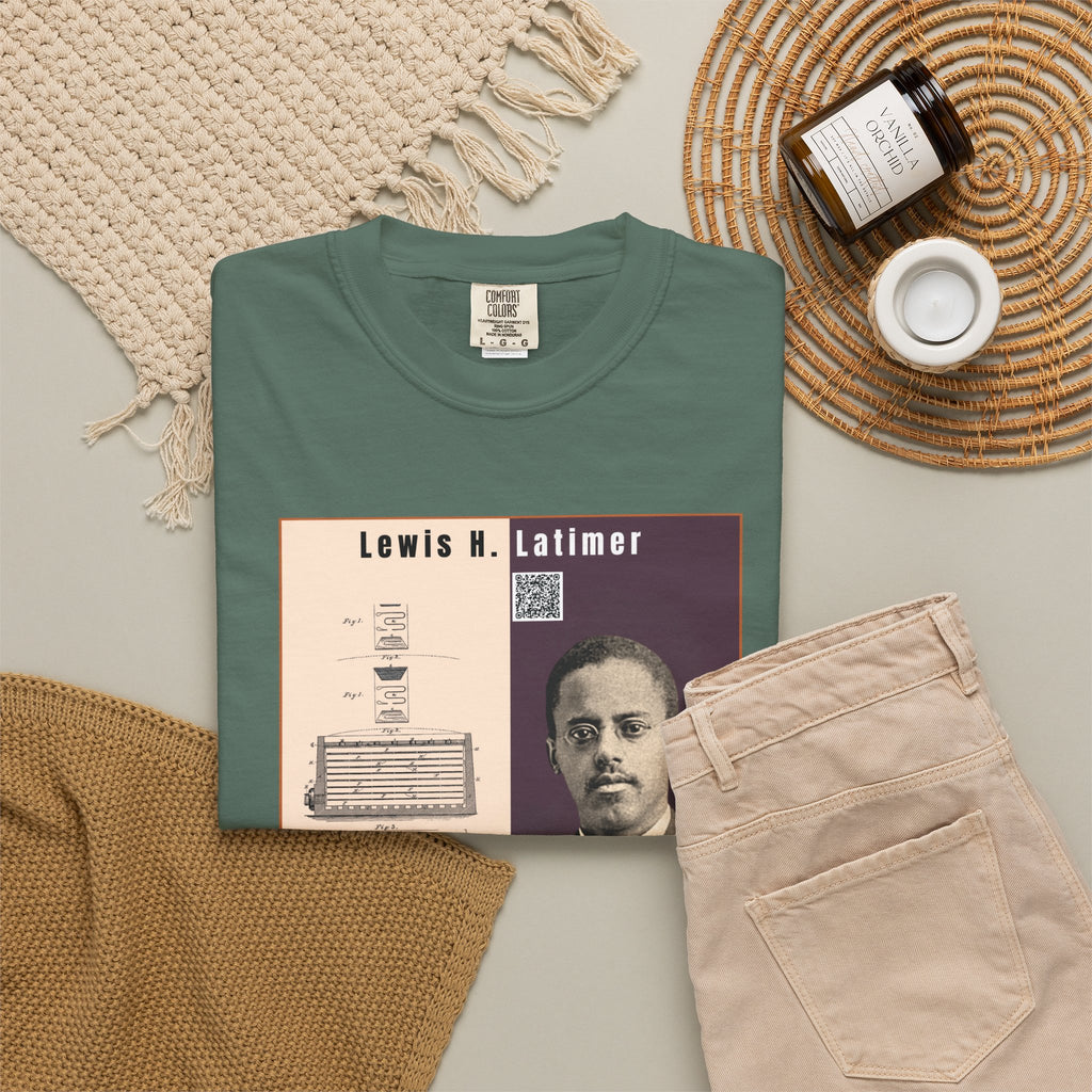 Lewis H. Latimer, Unisex, Historical Portrait T-shirt (City Champs)