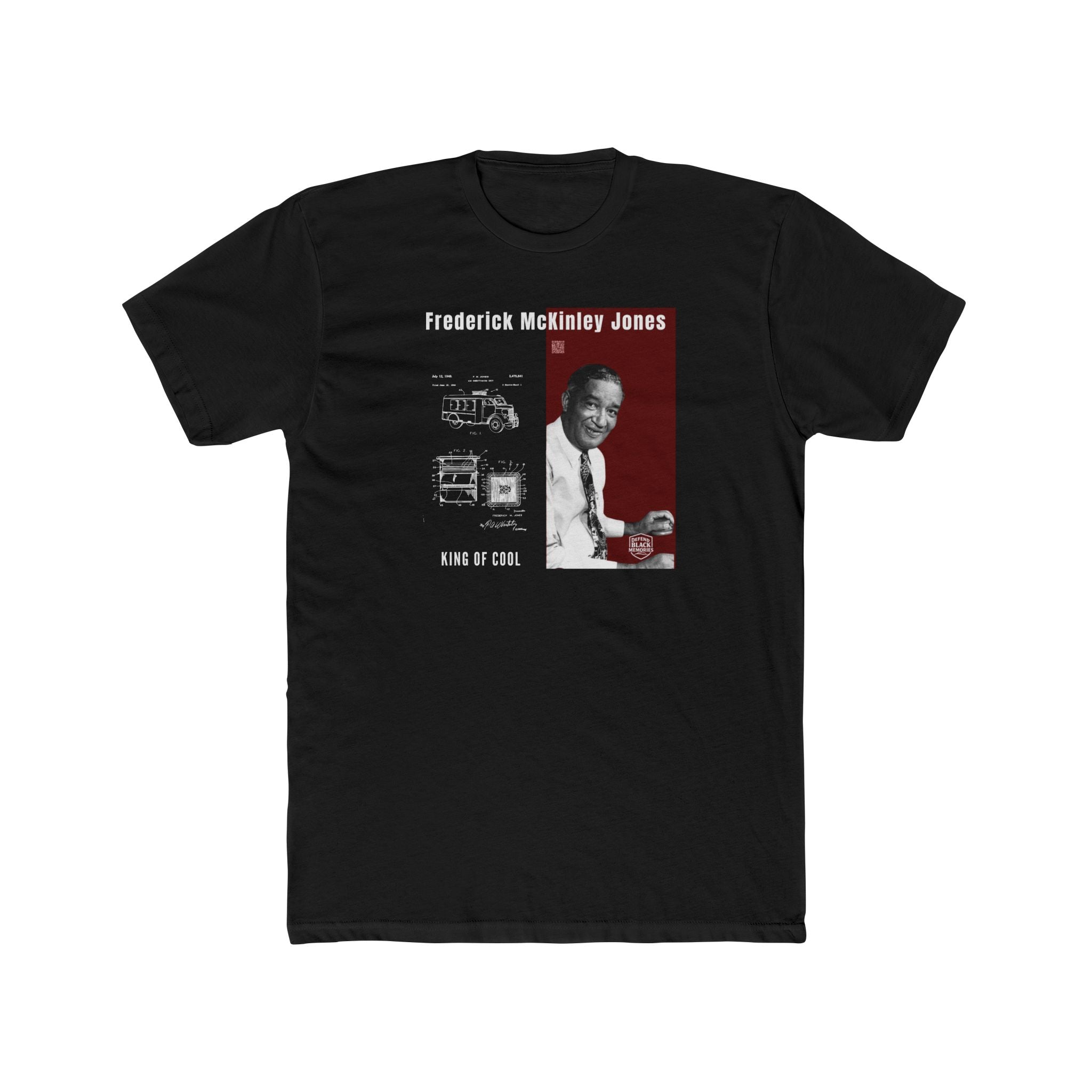 Frederick McKinley Jones, Unisex, Historical Portrait T-Shirt (City Champs)