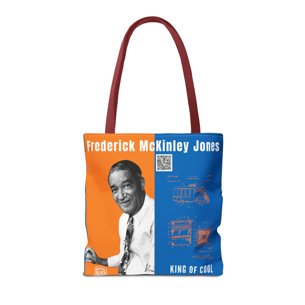 Frederick McKinley Jones, Historical Portrait Tote Bag (Double Side City Champs Blue)
