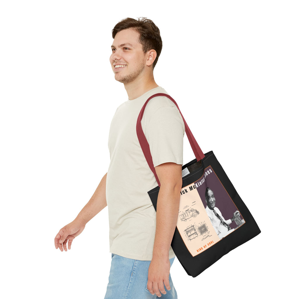 Frederick McKinley Jones, Historical Portrait Tote Bag (Black)