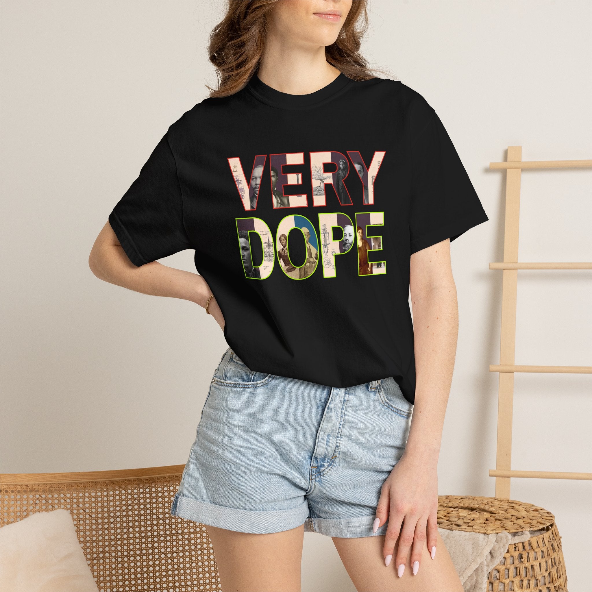 Very Dope 'Defend Black Memories' Icons Tee — Oversized Boxy T-Shirt
