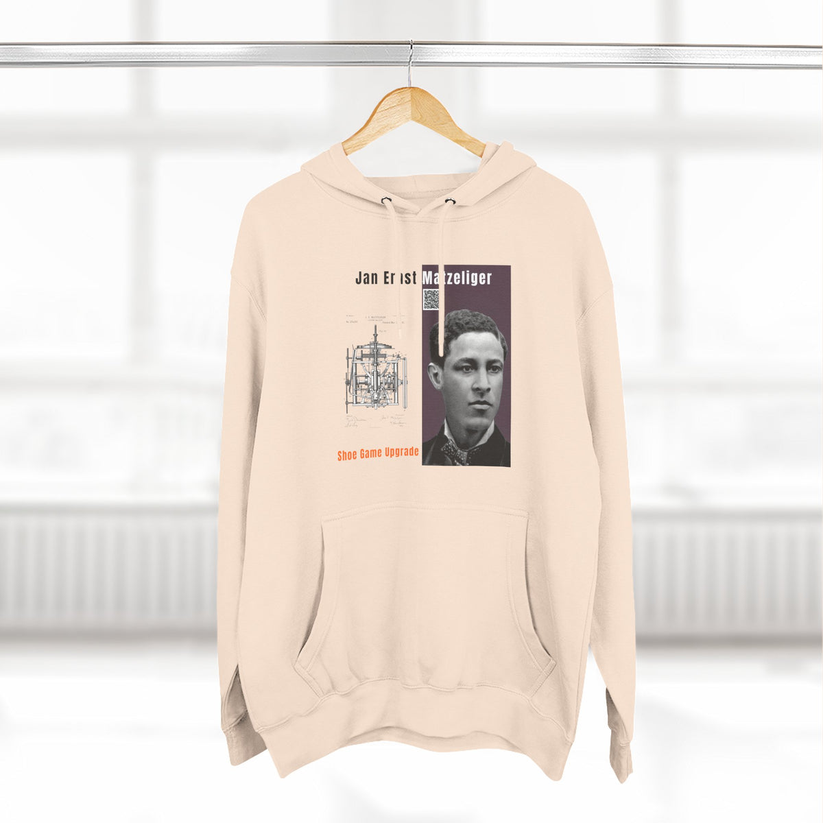 Jan E. Matzeliger Three-Panel Historic Portrait Hoodie (City Champs)