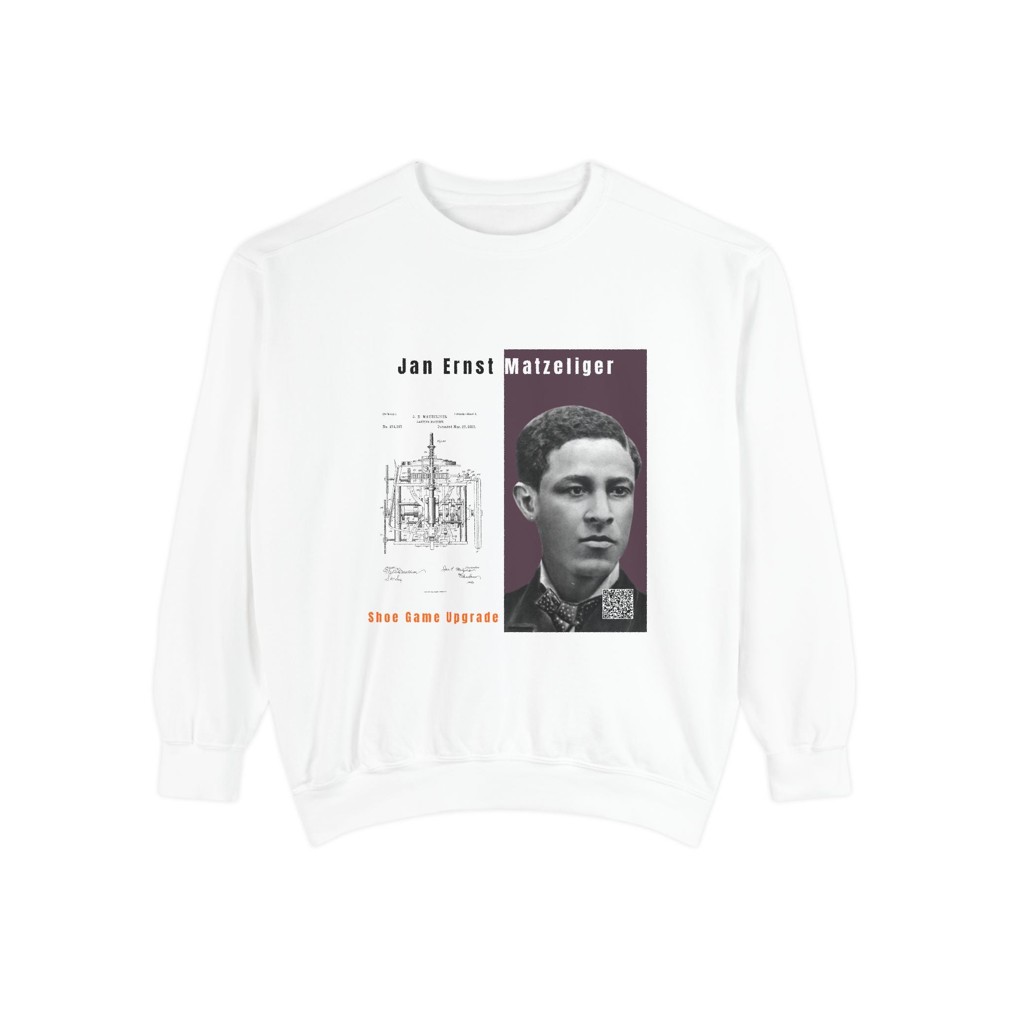 Defend Black Memories: Jan Matzeliger Heritage Crewneck Sweatshirt