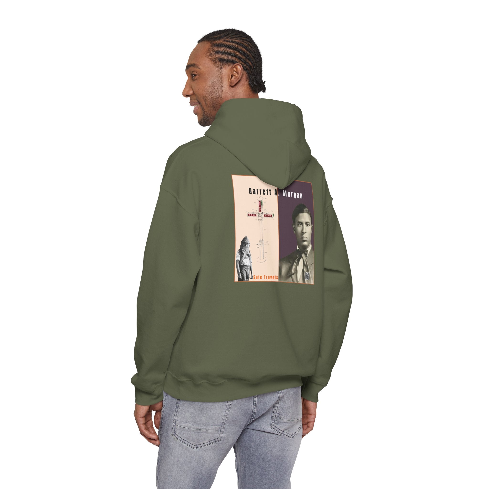 Garrett A. Morgan, Unisex, Historical Portrait, Heavy Blend™ Hooded Sweatshirt