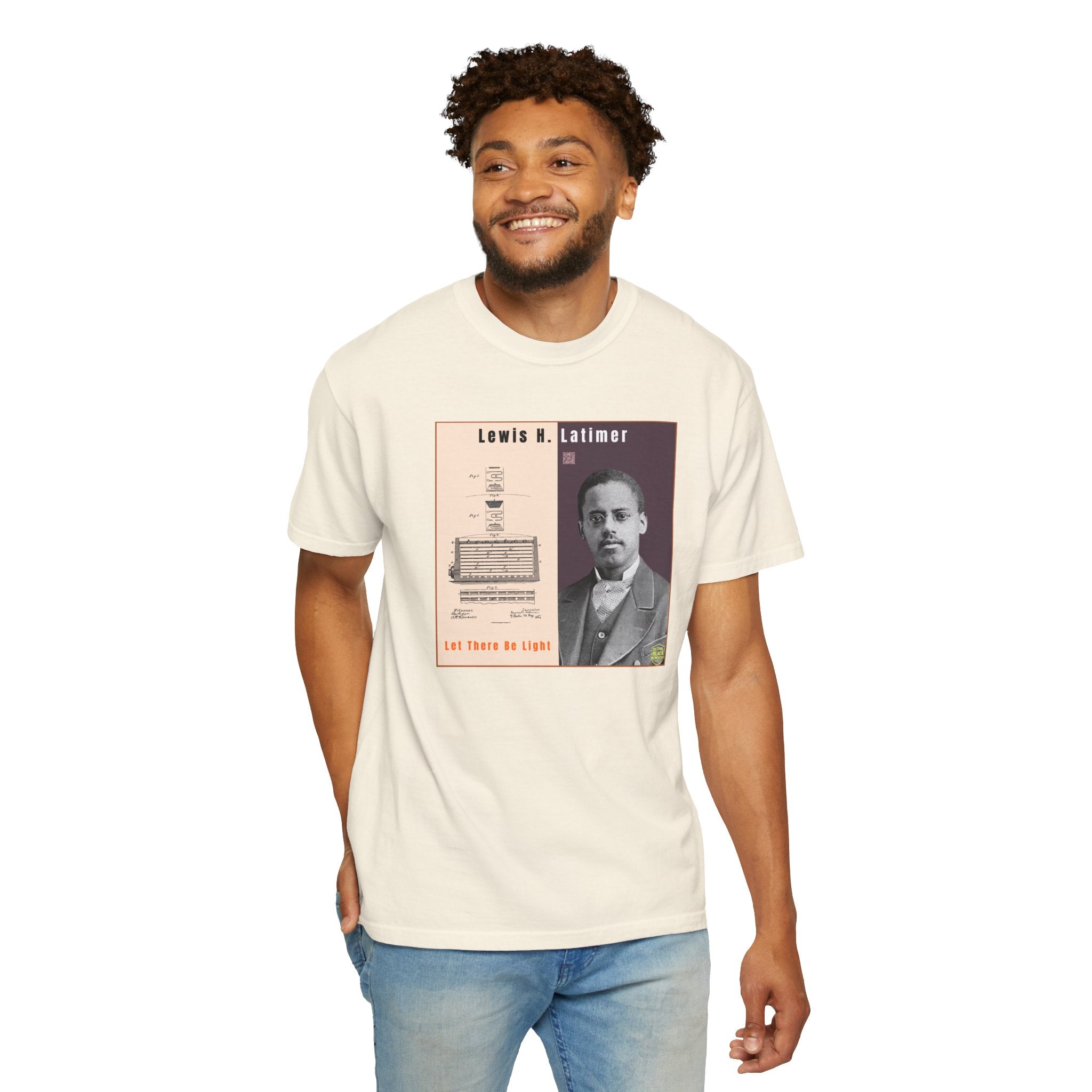 Lewis H. Latimer, Unisex, Historical Portrait T-shirt (City Champs)