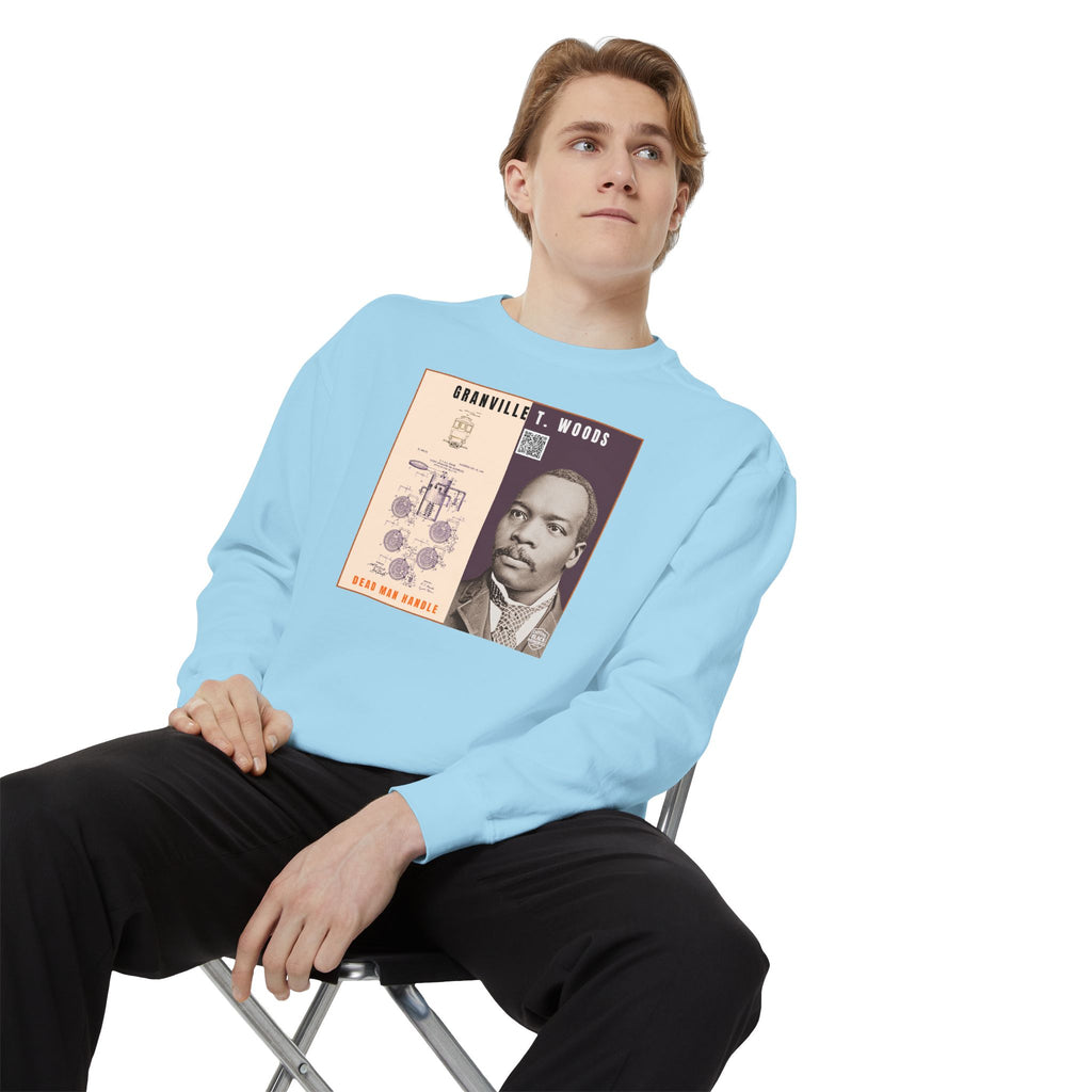 Granville T. Woods, Unisex, Historical Portrait Crewneck Sweatshirt (City Champs)