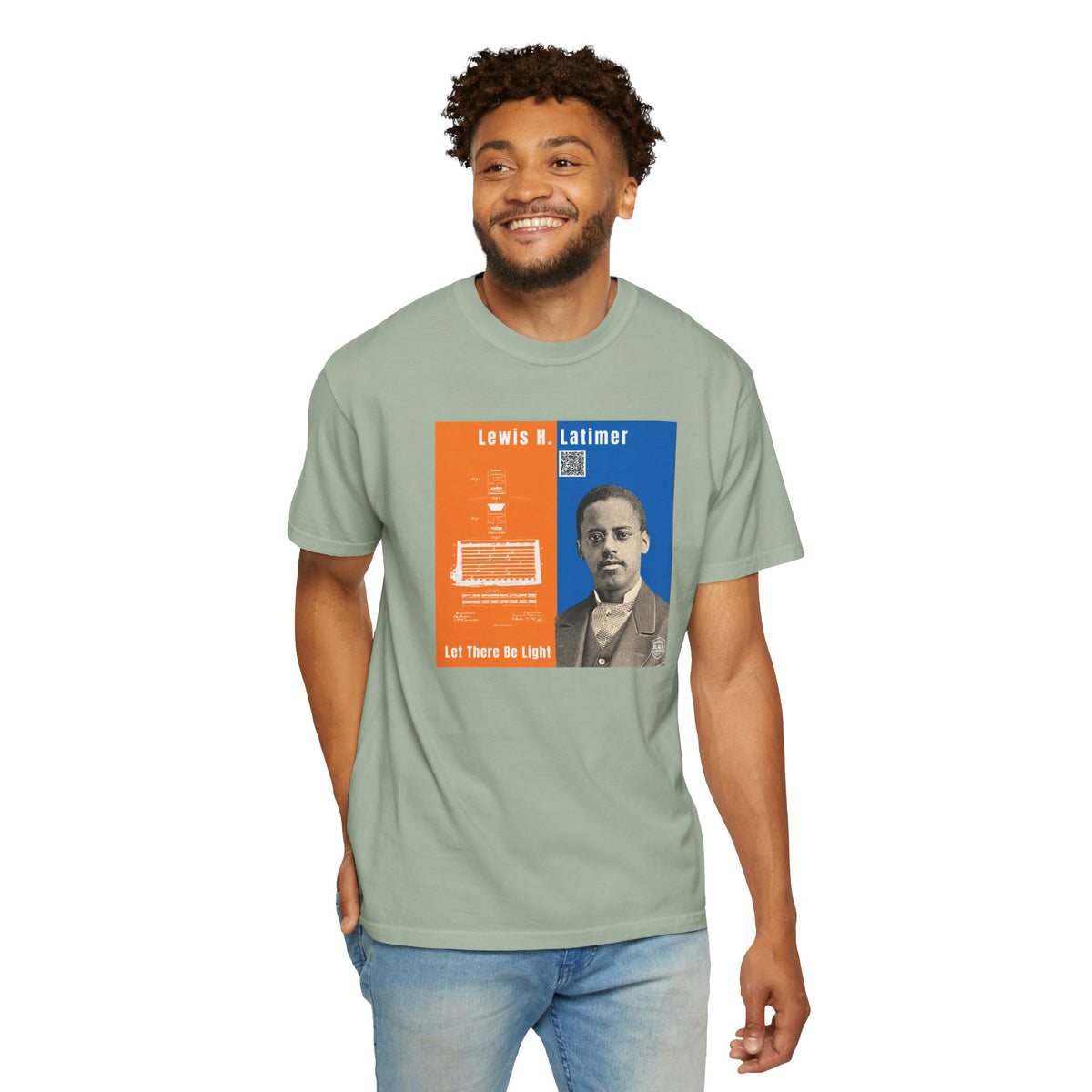 Lewis H. Latimer, Unisex, Historical Portrait T-shirt (City Champs)