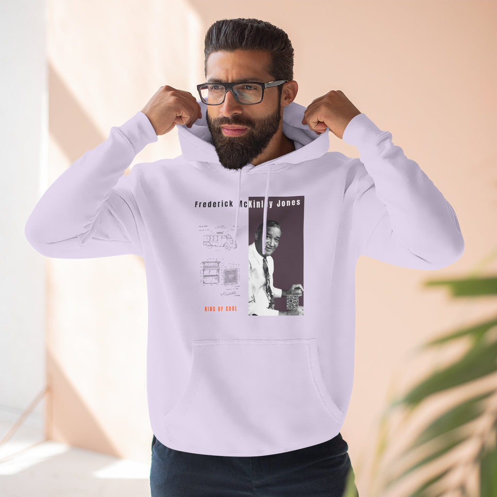 Frederick McKinley Jones, Unisex, Three-panel Historical Portrait Hoodie