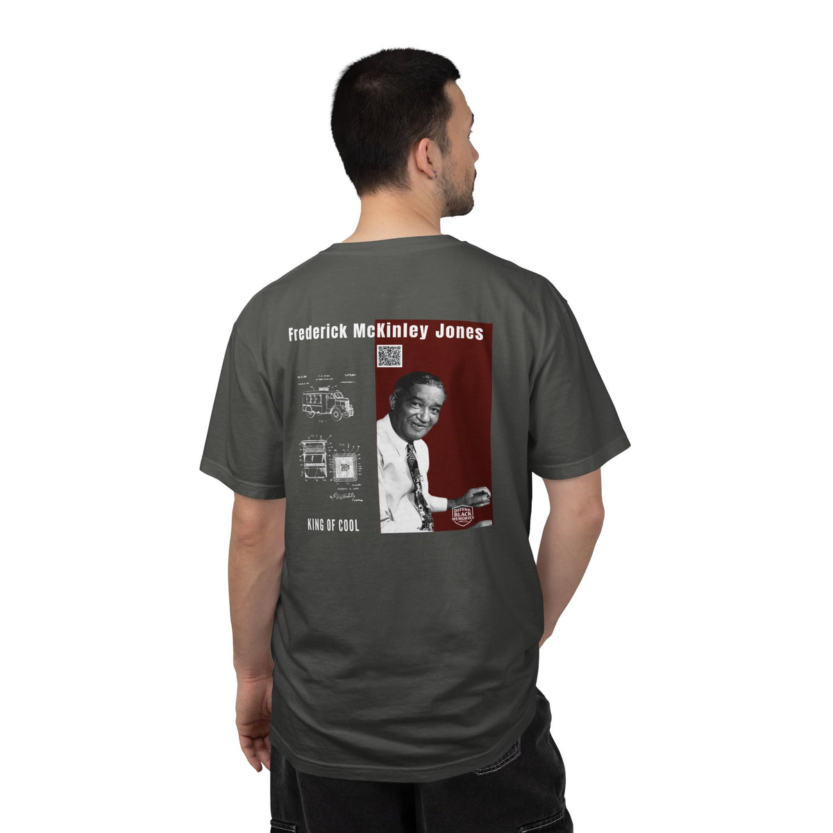 Frederick McKinley Jones, 2 Side, Unisex, Historical Portrait T-shirt (CIty Champs)