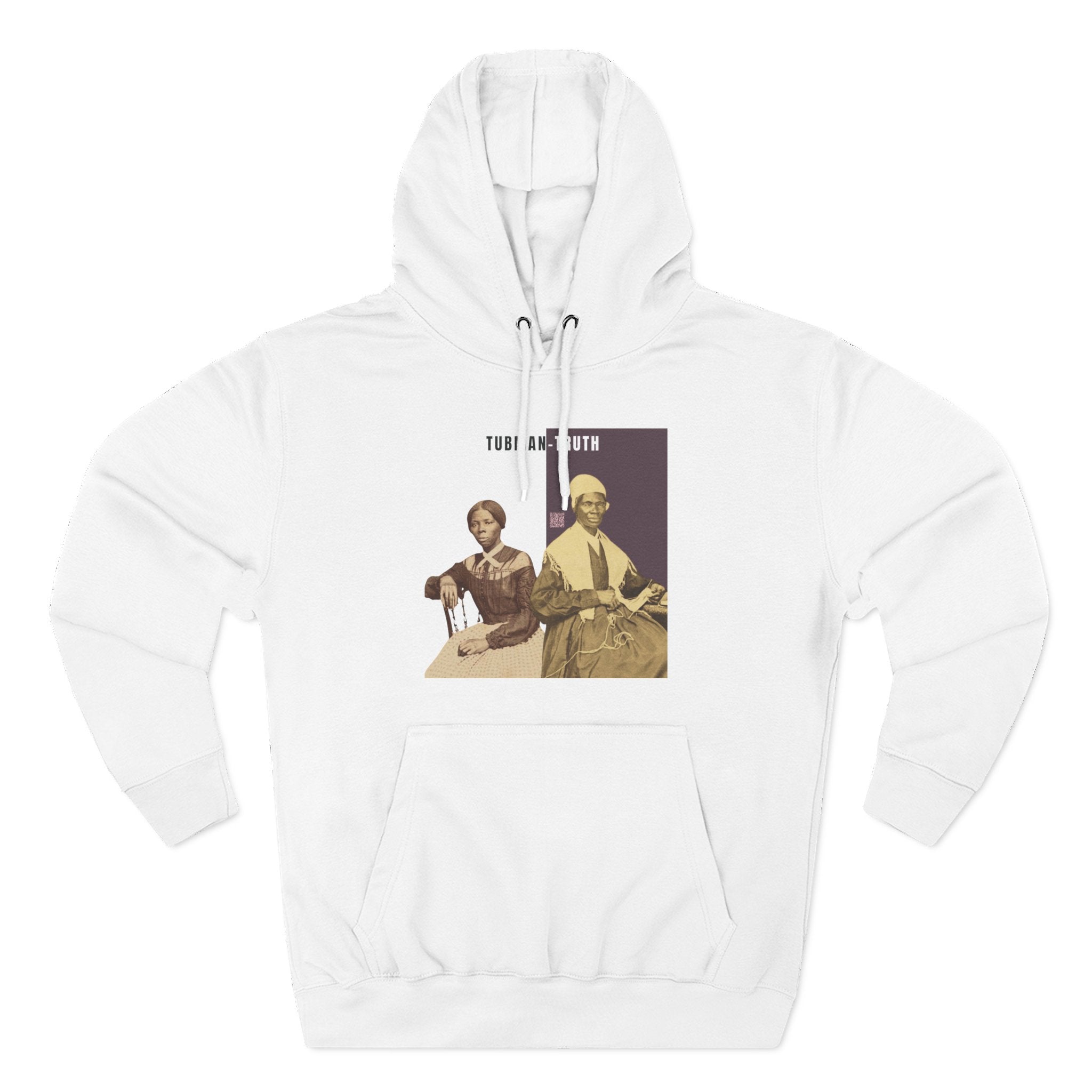Tubman-Truth Three-panel, Historical Portrait Hoodie