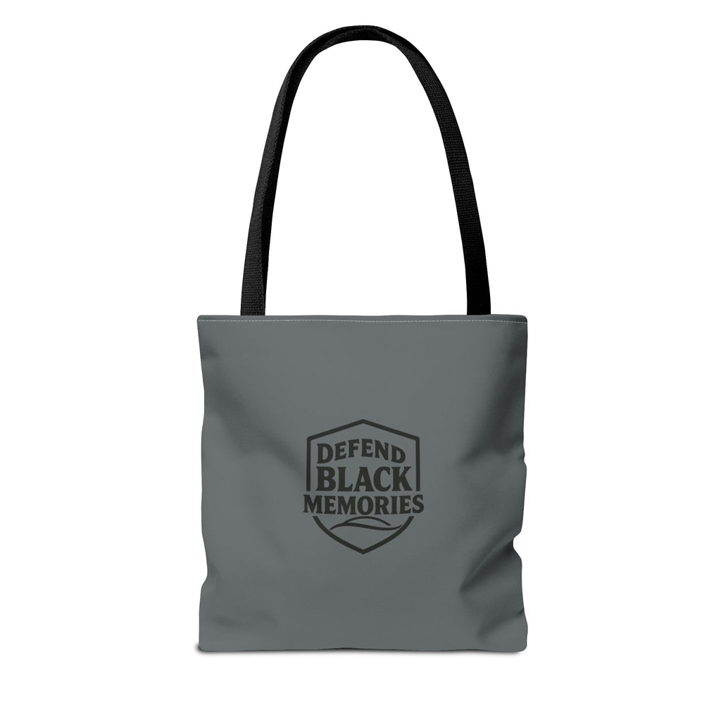 Tubman-Truth Brooch Graphic Tote Bag (Dark grey)