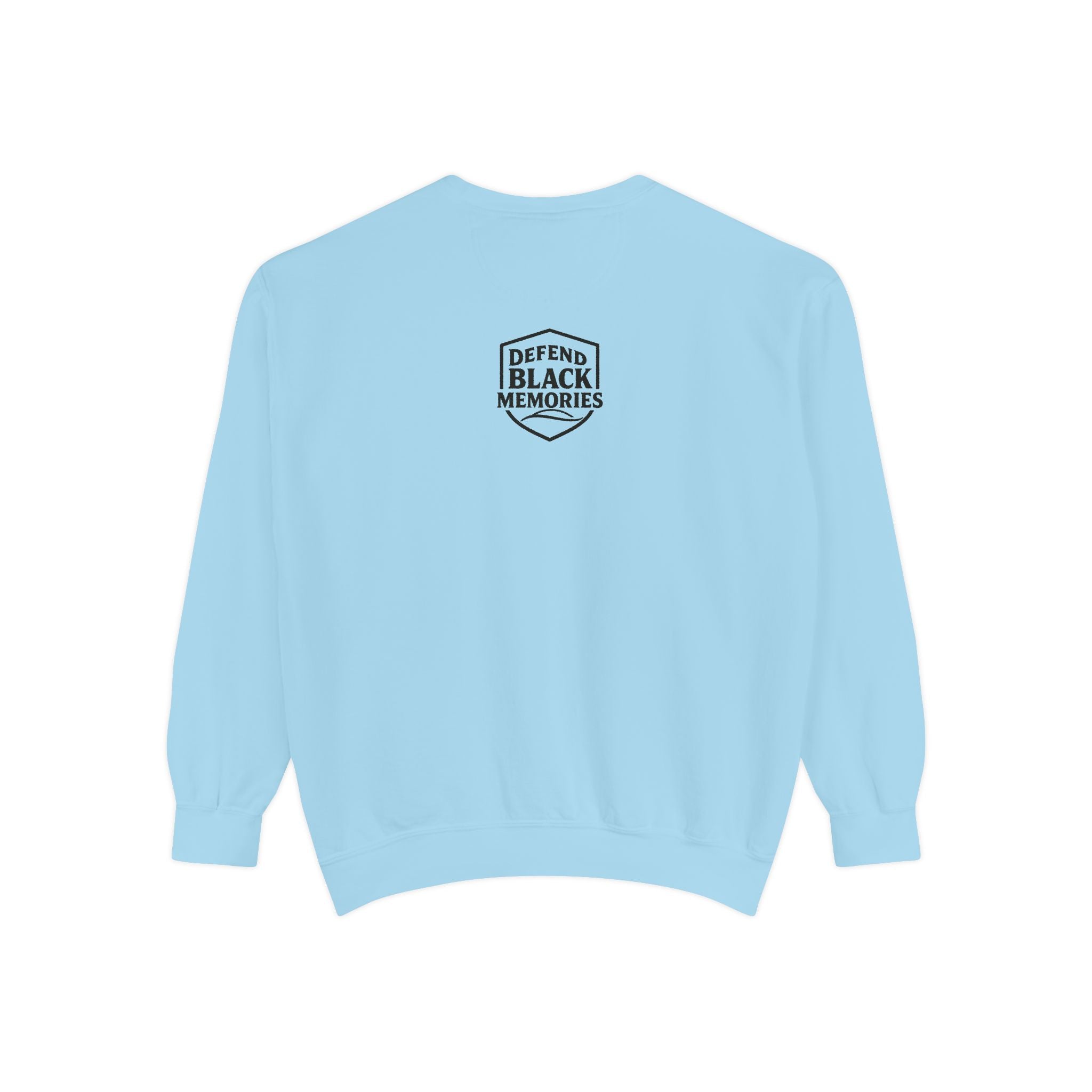 Defend Black Memories: Lewis Latimer Unisex Garment-Dyed Sweatshirt