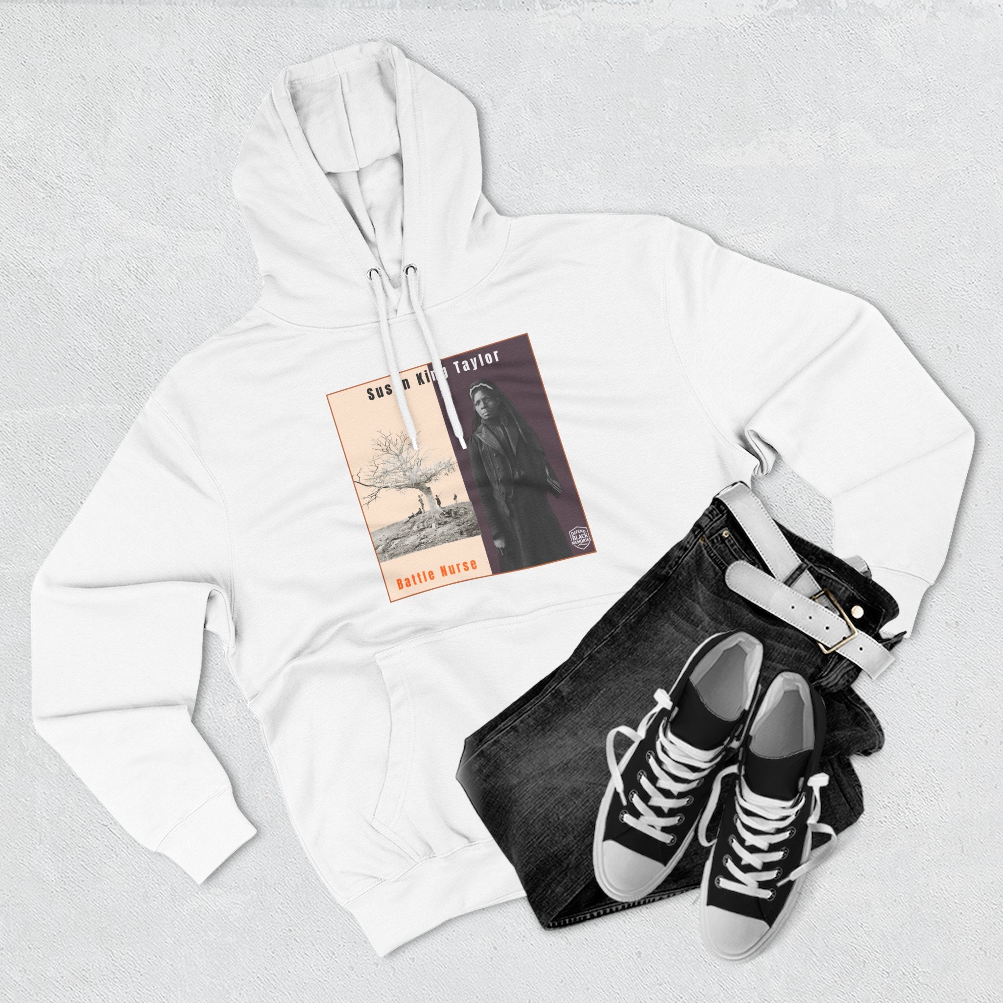 Susan King Taylor, Three-panel Historical Portrait Hoodie