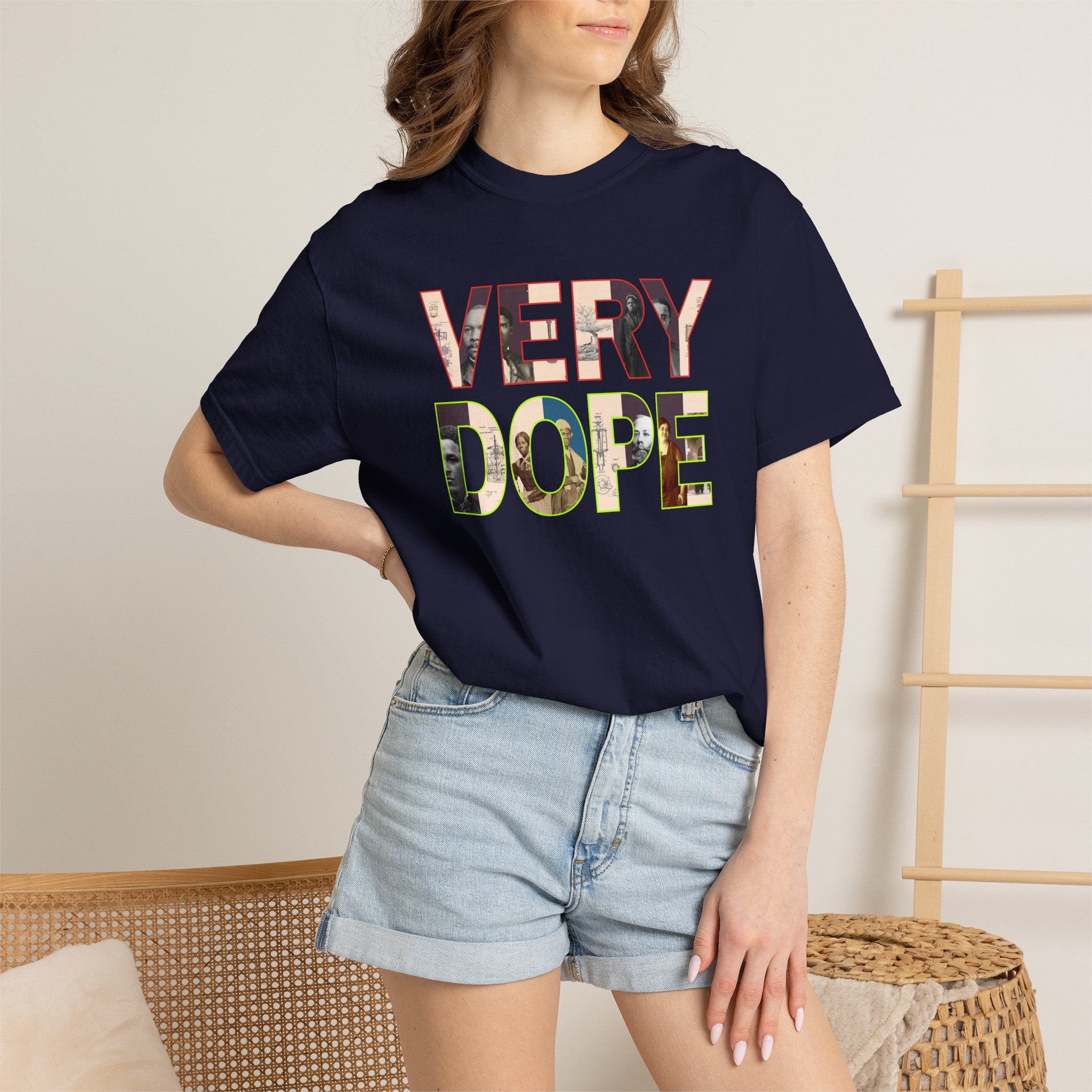 Very Dope 'Defend Black Memories' Icons Tee — Oversized Boxy T-Shirt