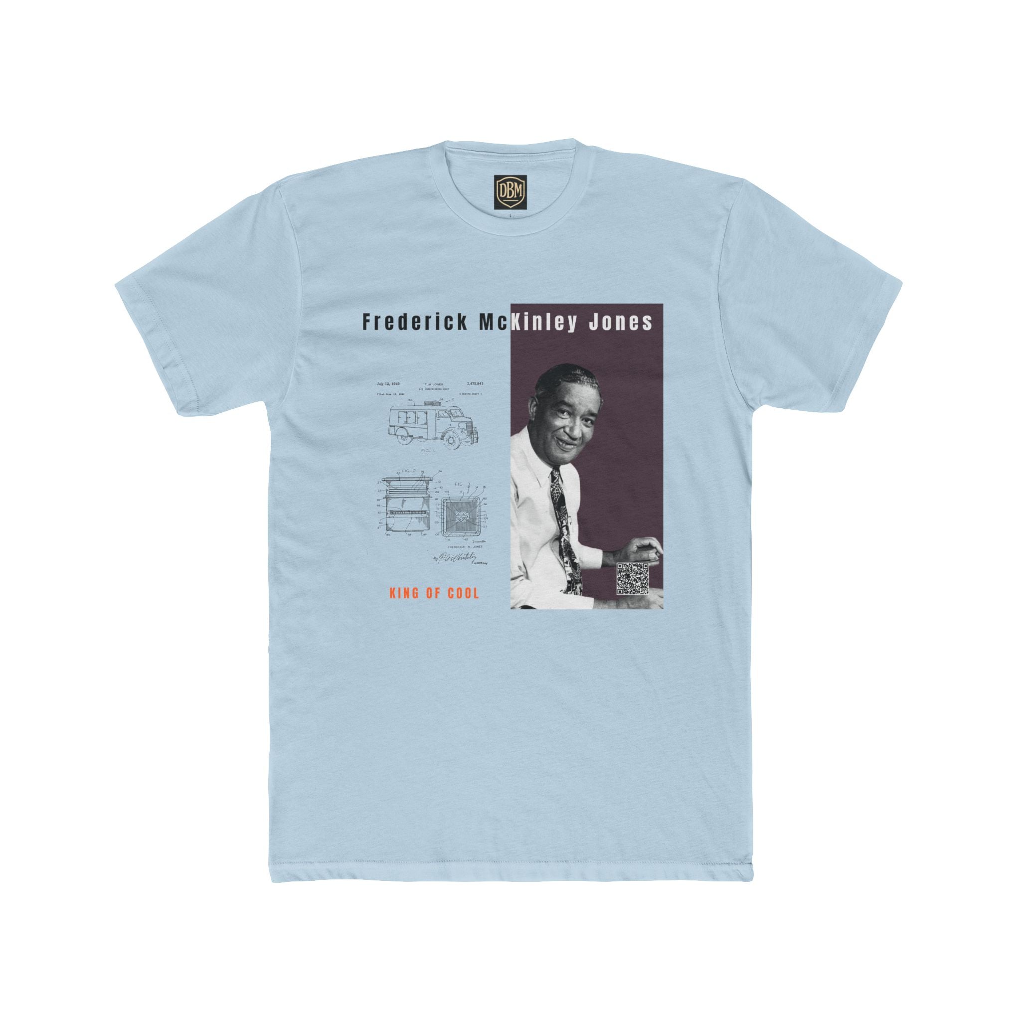 Frederick McKinley Jones, Unisex, Historical Portrait T-Shirt