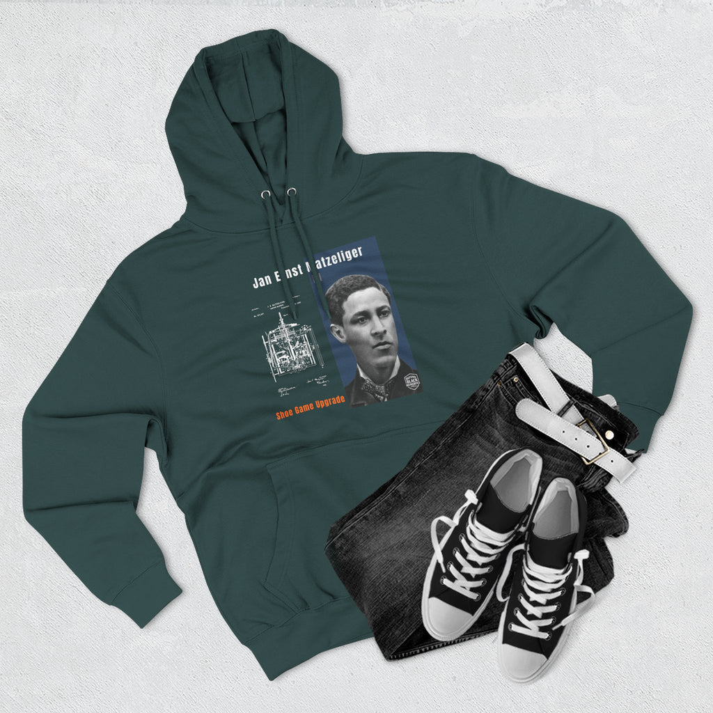 Jan E. Matzeliger Three-Panel Historic Portrait Hoodie (City Champs)