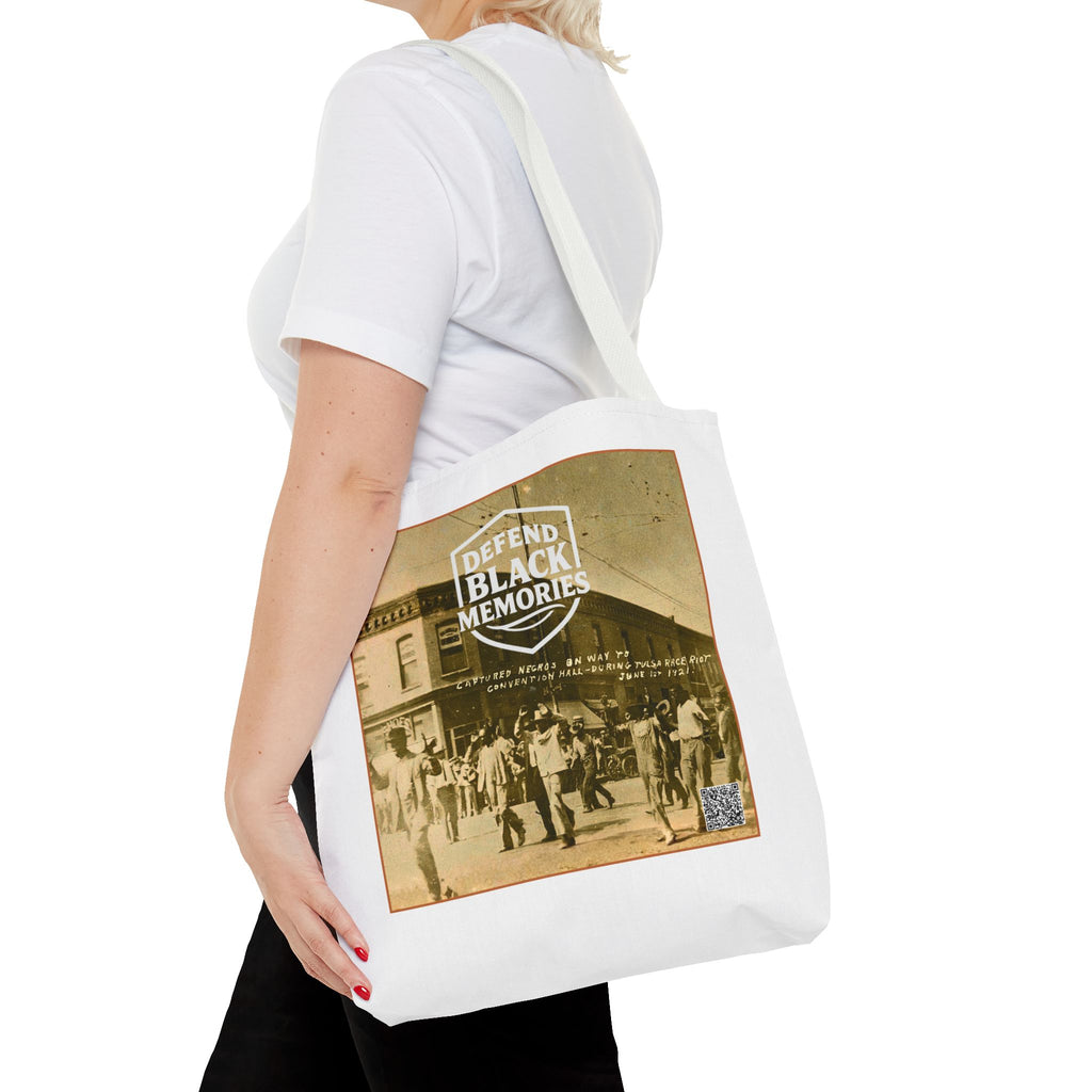 Tulsa Massacre Tote Bag (White)