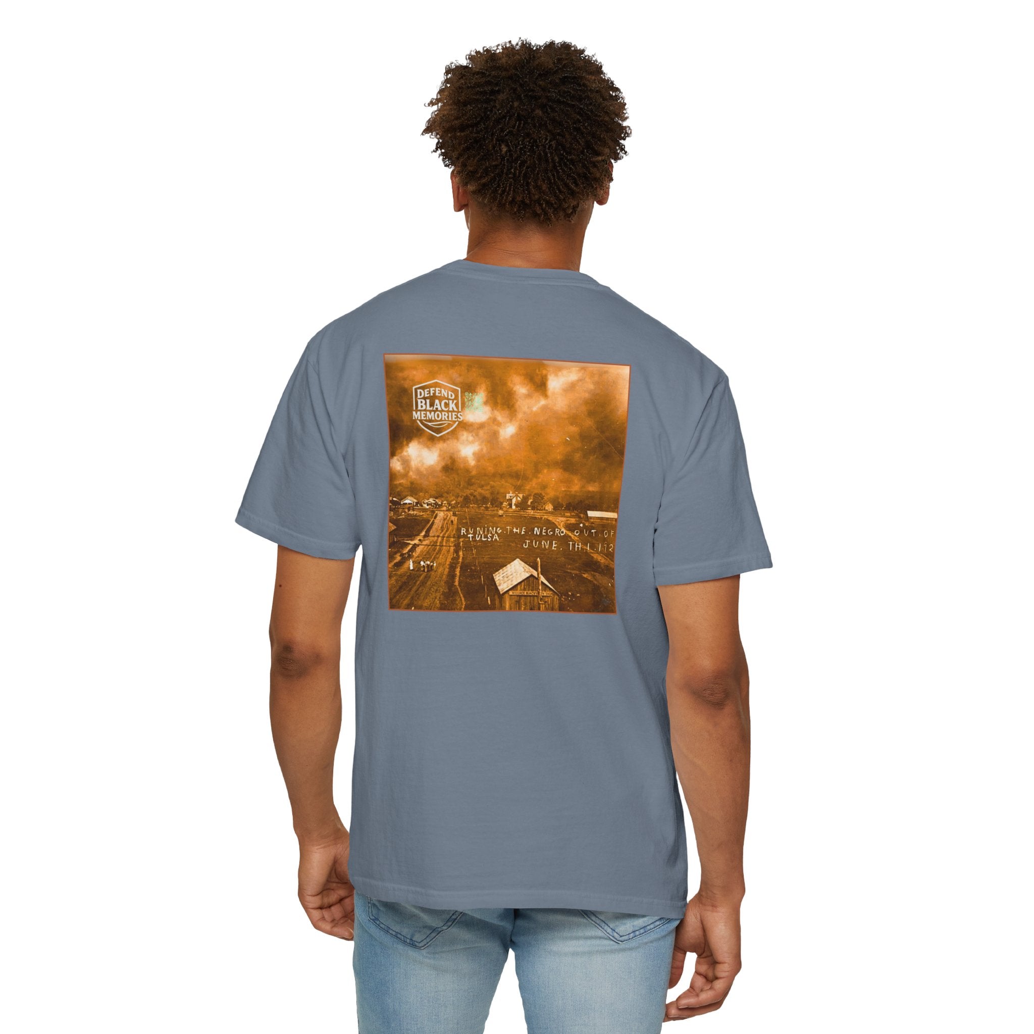 Tulsa Race Massacre, Unisex, 2 Side, Historical Portrait T-Shirt