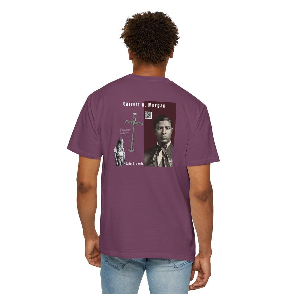 Garrett A. Morgan, 2 Side, Historical Portrait T-shirt (City Champs)